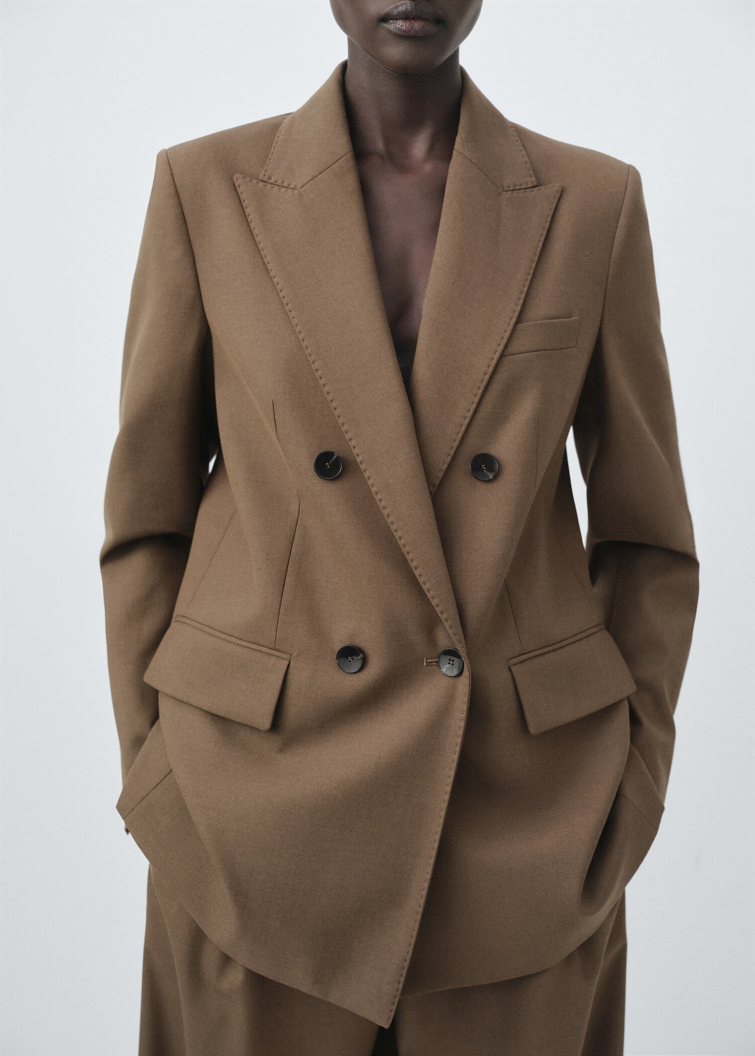 Double-breasted suit jacket - Medium plane