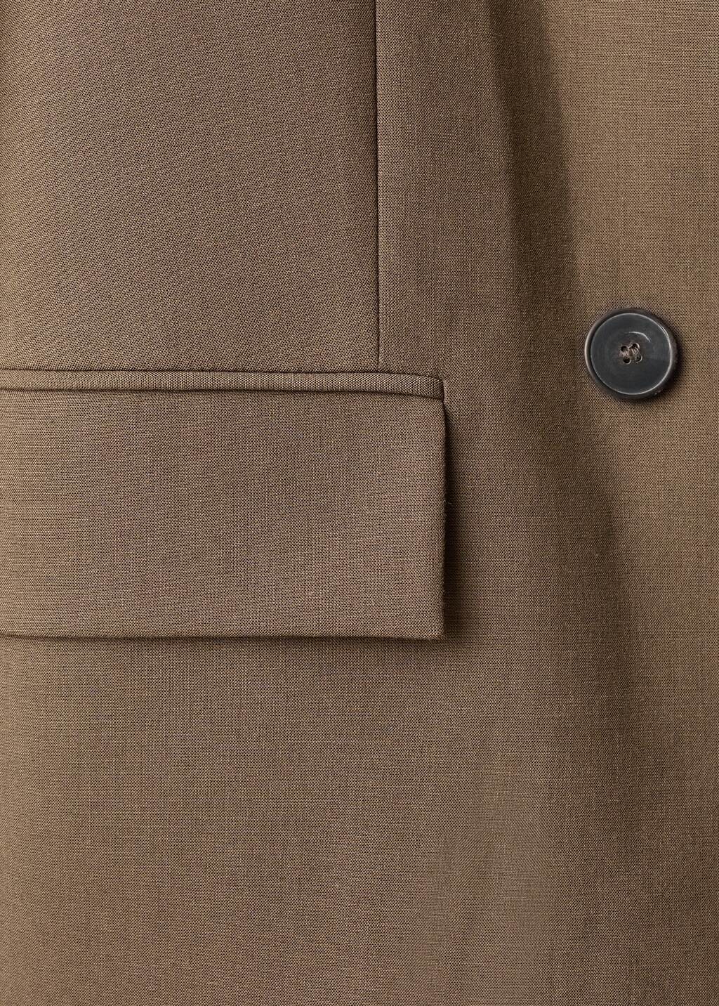 Double-breasted suit blazer