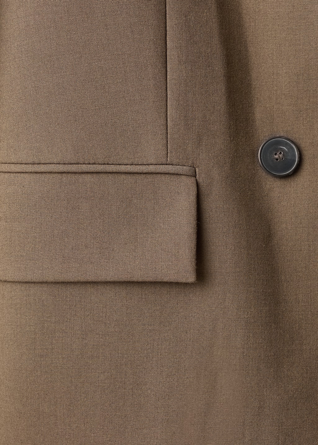 Double-breasted suit blazer