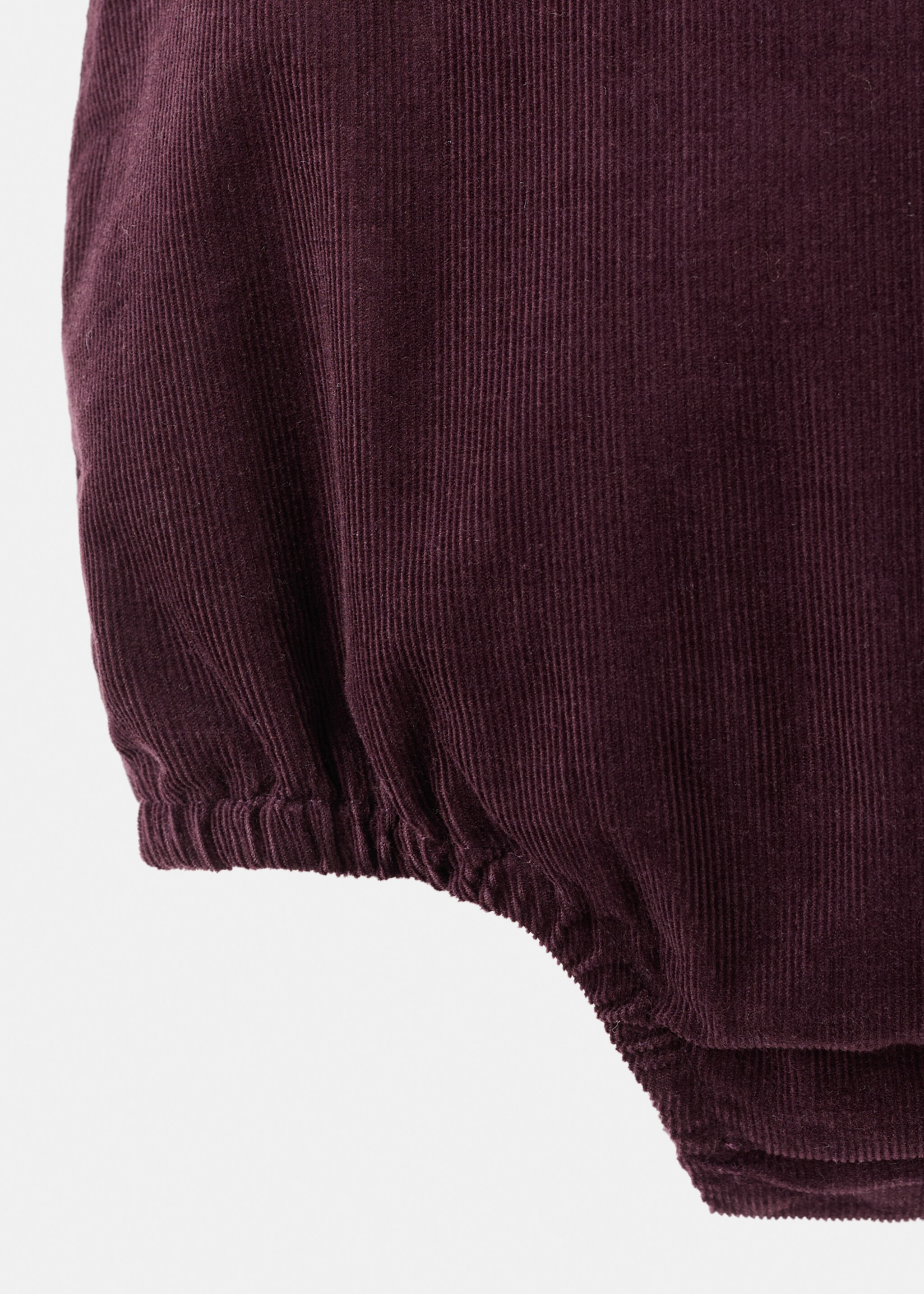 Romper suit micro - Details of the article 8, Burgundy. Ref: 17016732-00.