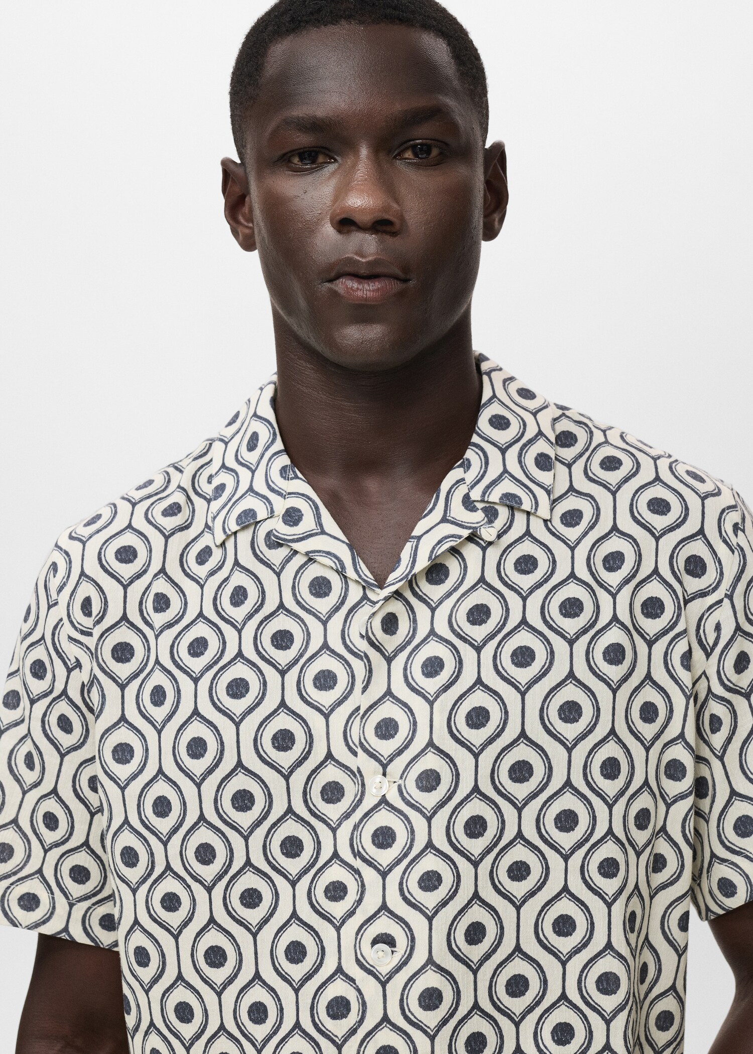 Camisa estampada relaxed fit - Detalle del artículo 1