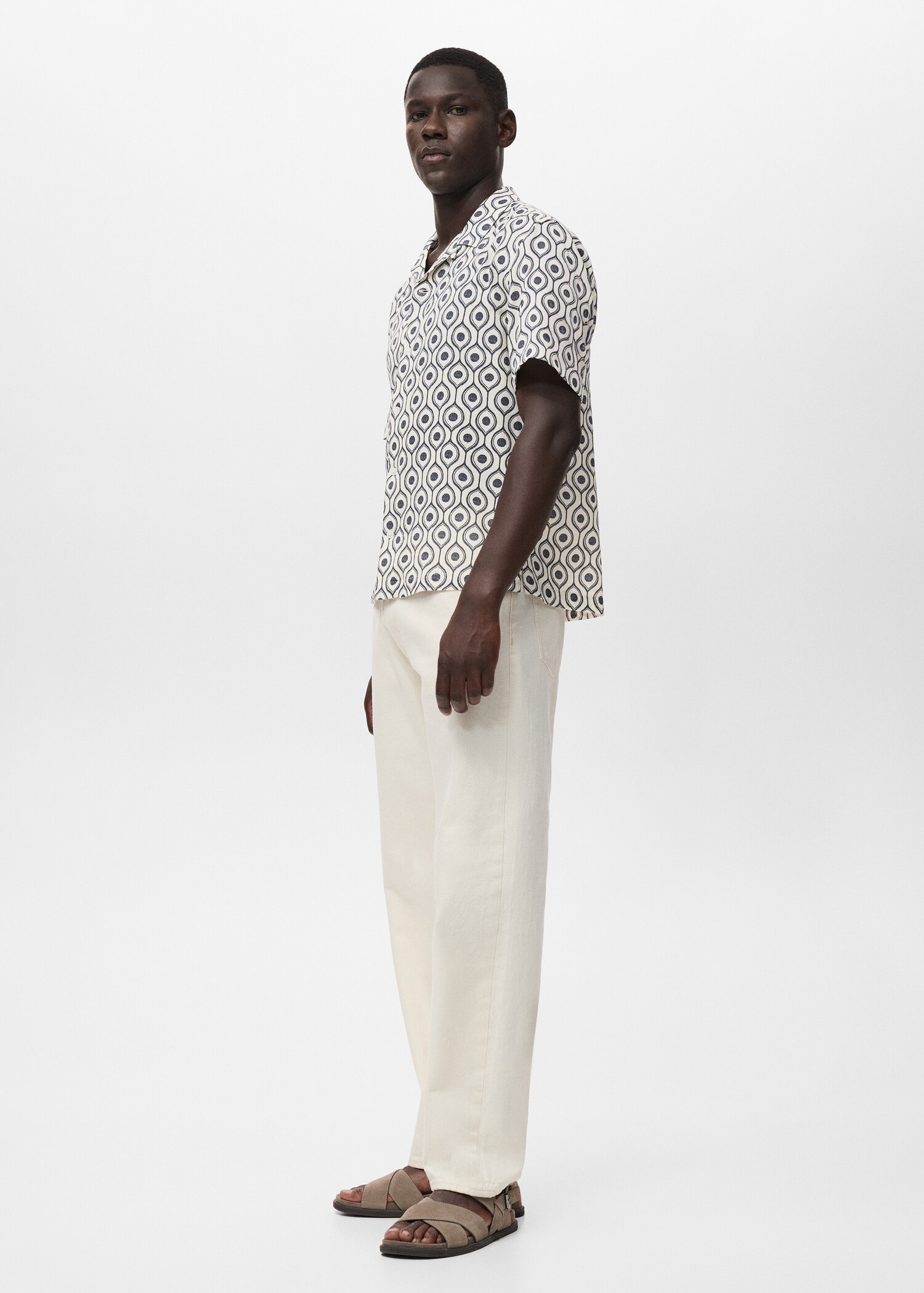 Camisa estampada relaxed fit - Detalle del artículo 2