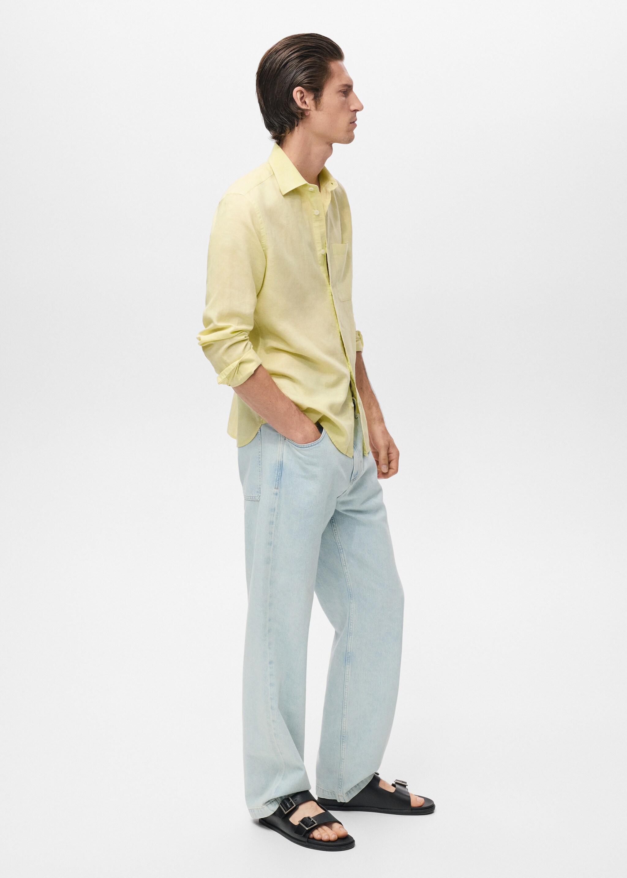 Shirt avispah-h - Details of the article 1, Neon Yellow. Ref: 17016743-00.