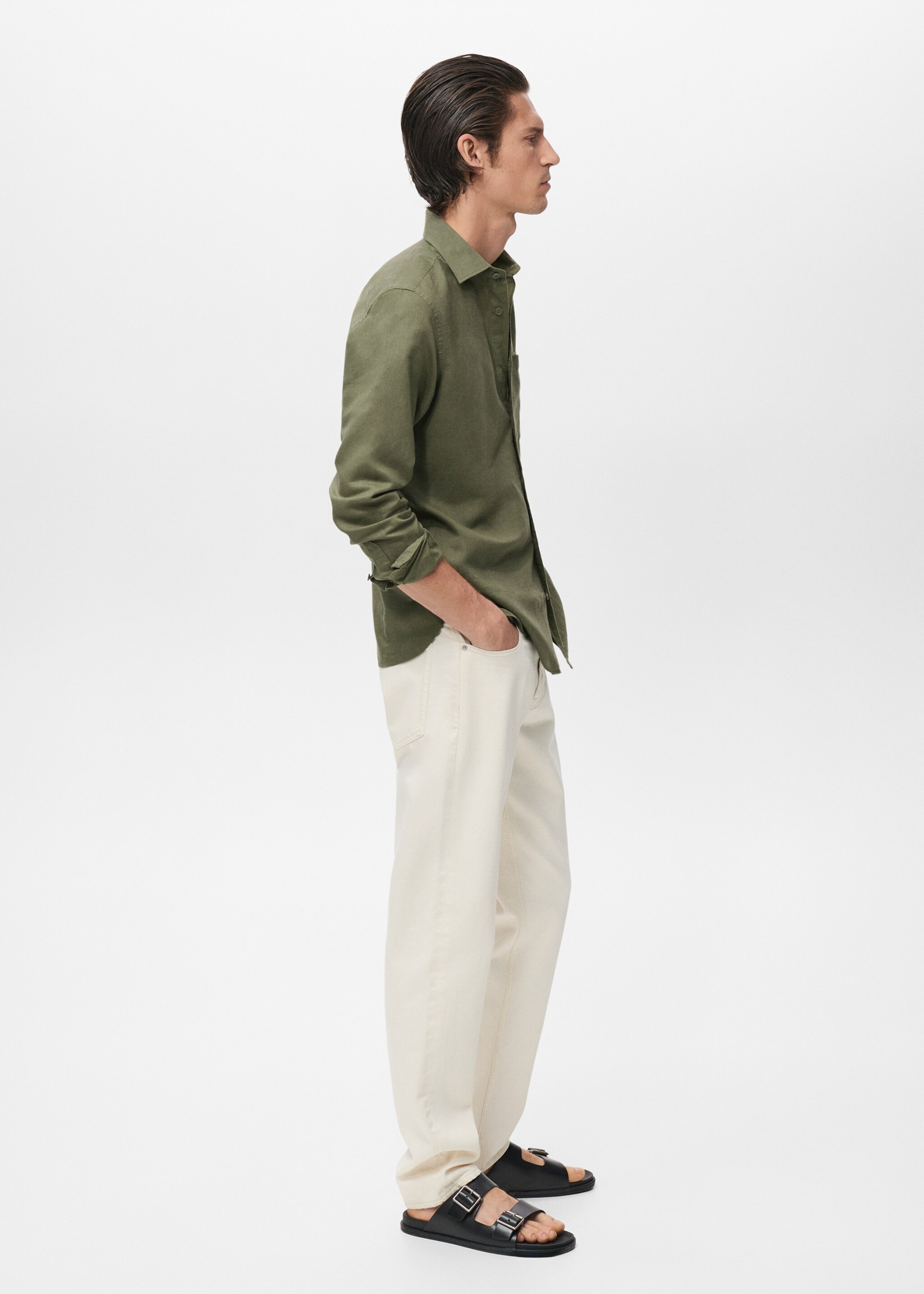 Shirt avispah-h - Details of the article 1, Dark Green. Ref: 17016743-00.
