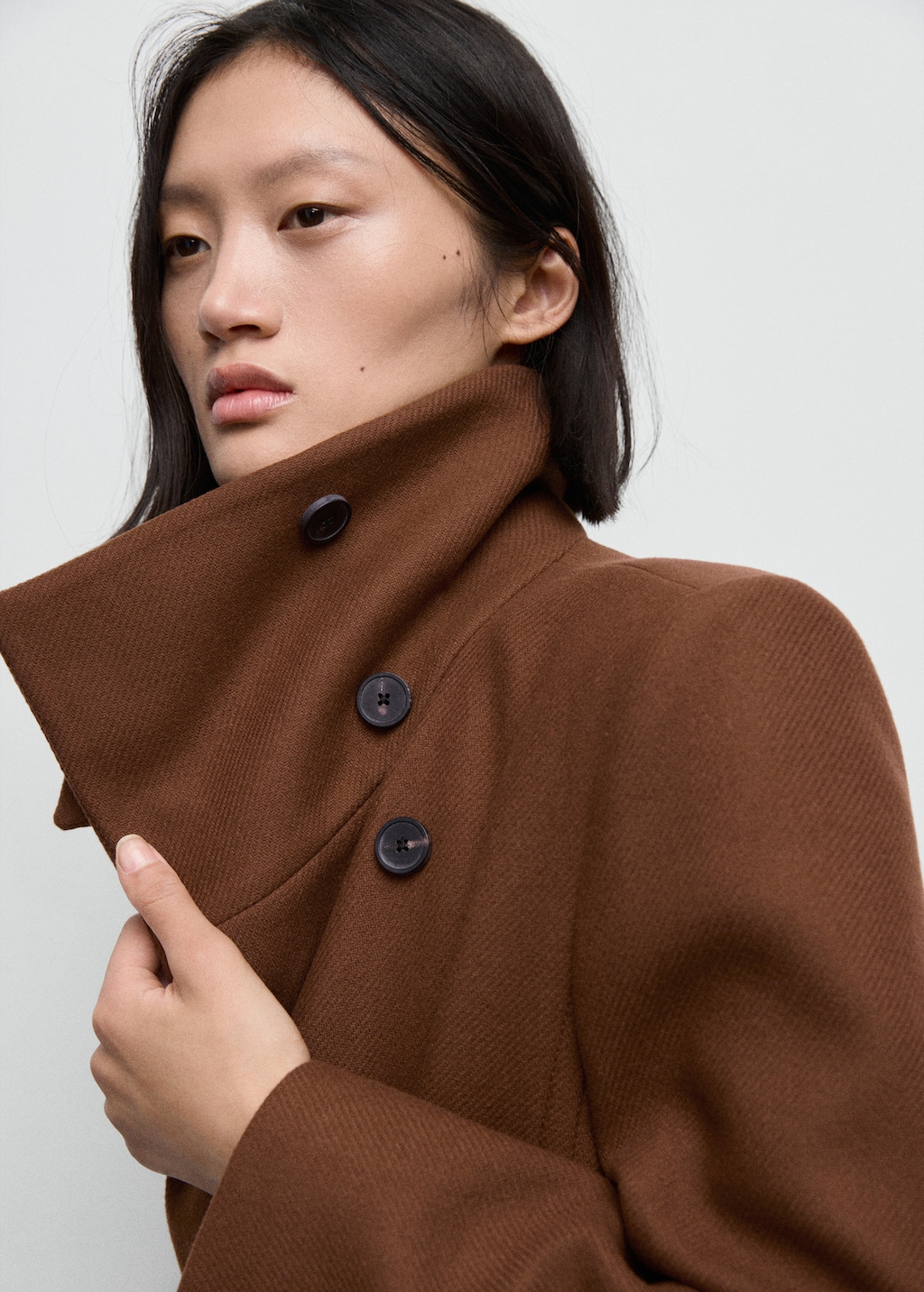Manteco wool coat with belt