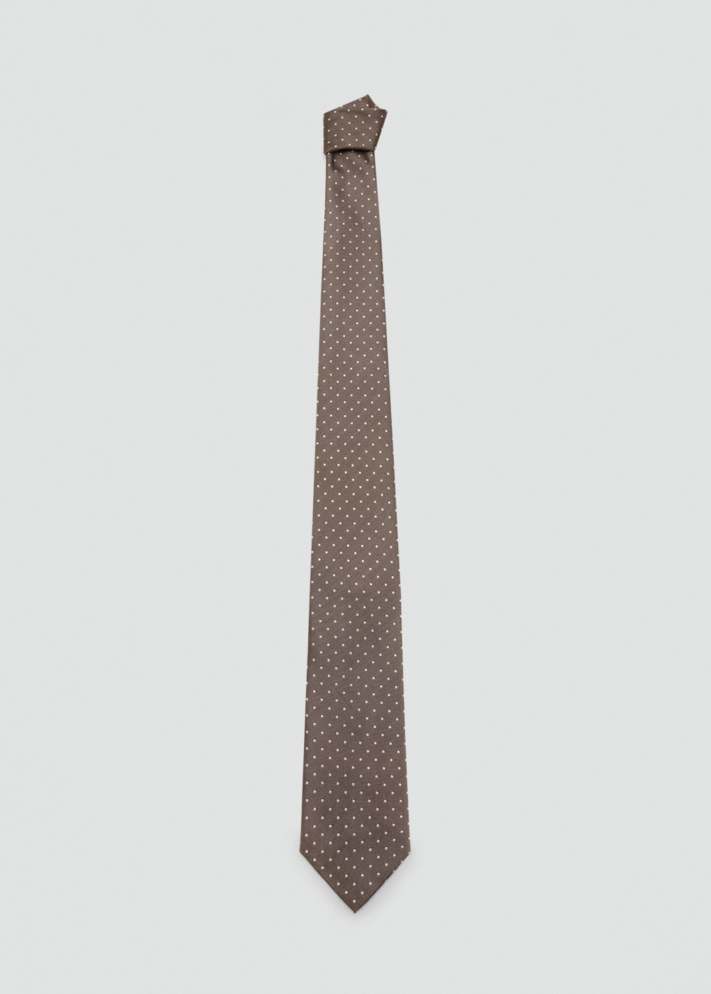 Polka-dot silk tie