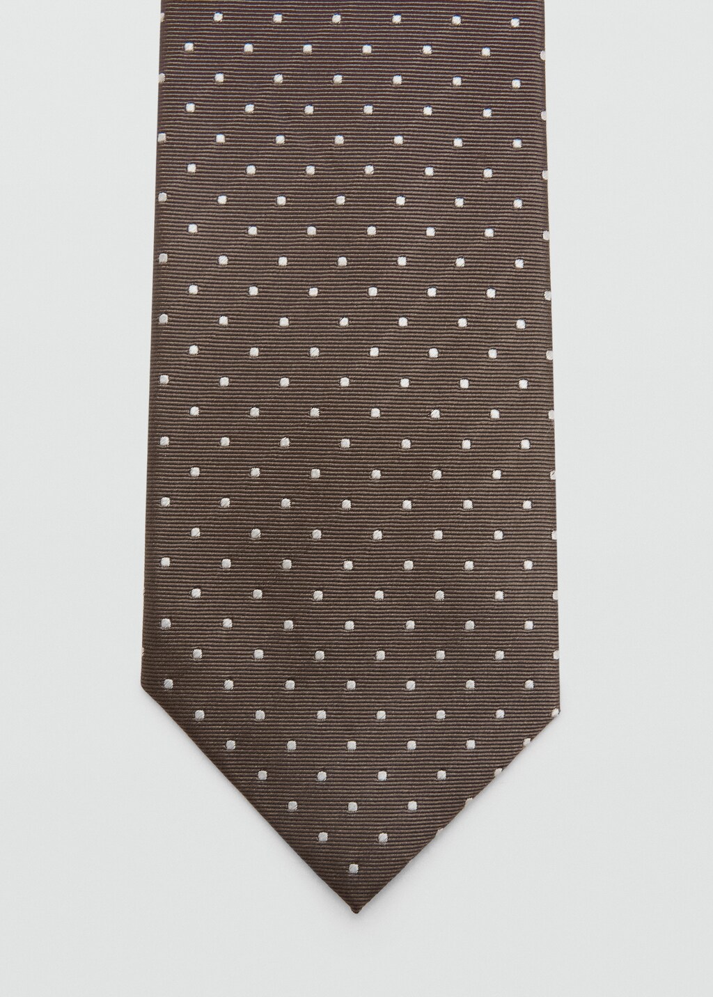 Polka-dot silk tie