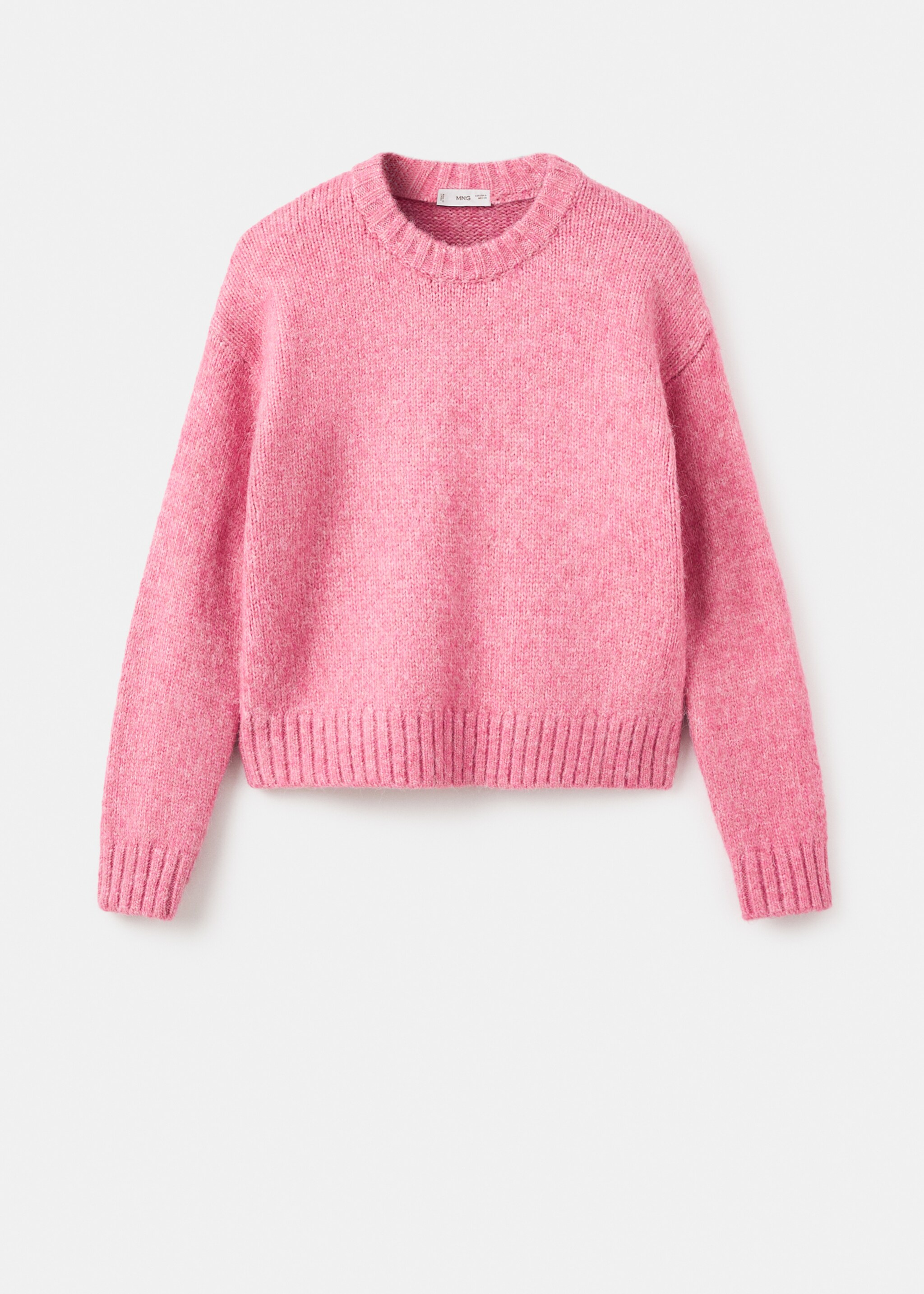 Knit sweater - Article without model, Neon Pink. Ref: 17017126-00.