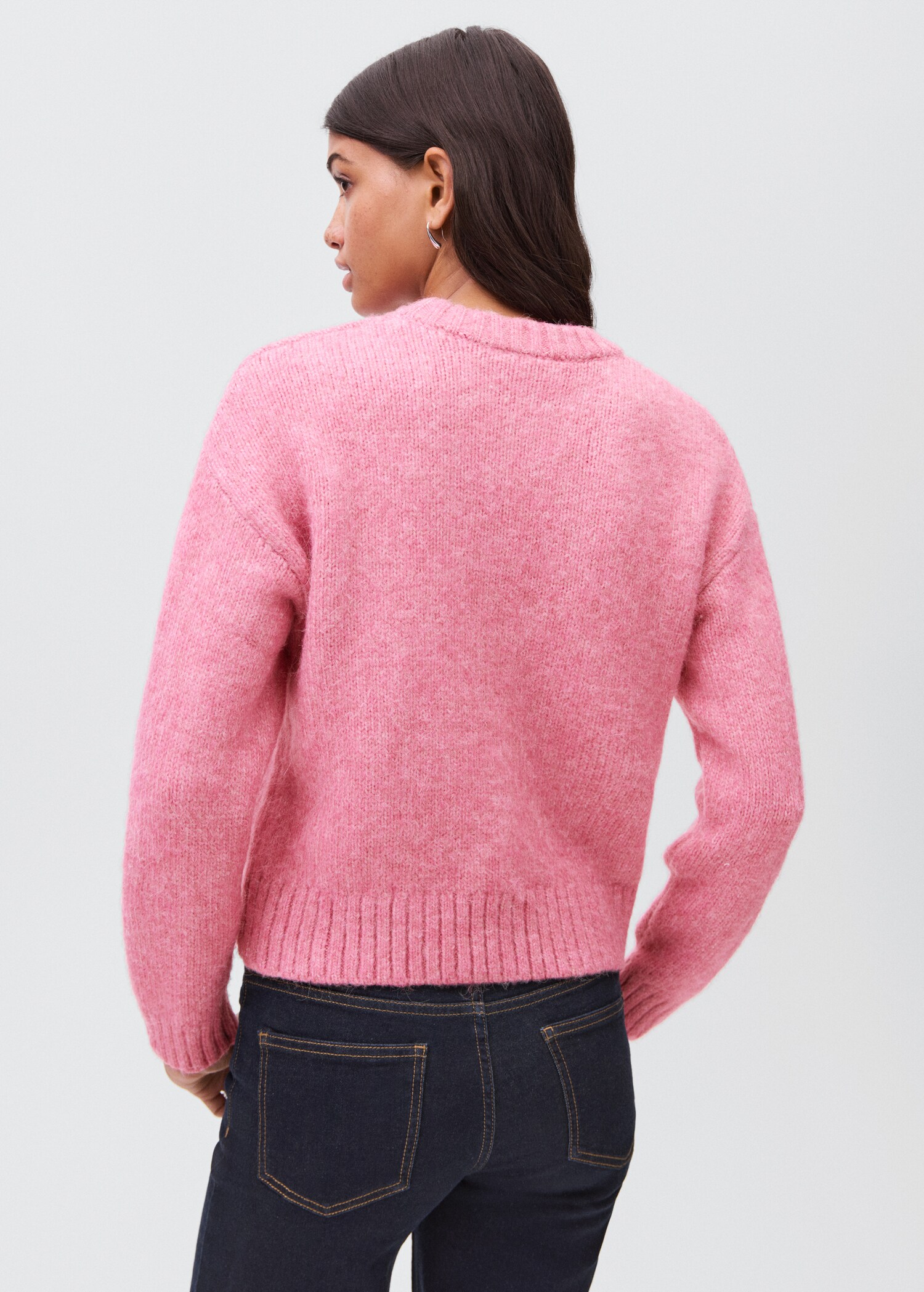 Knit sweater - Reverse of the article