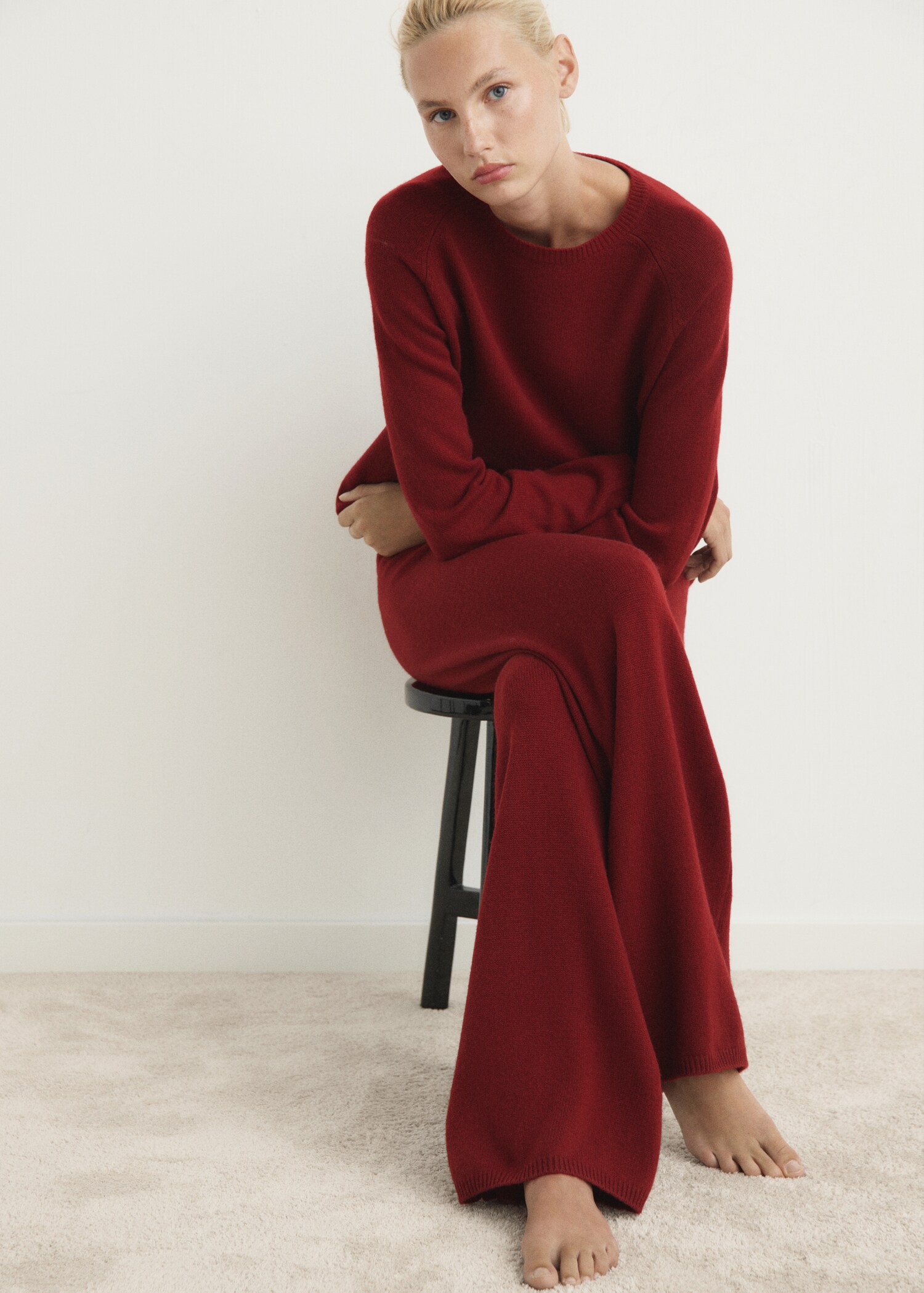 Thick cashmere trousers - Details of the article 2