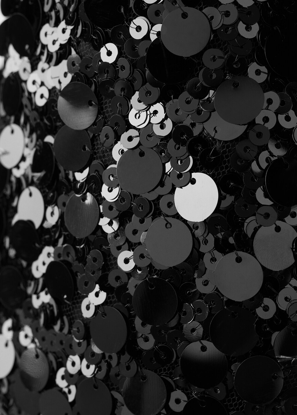 Sequin cape with ribbon bow