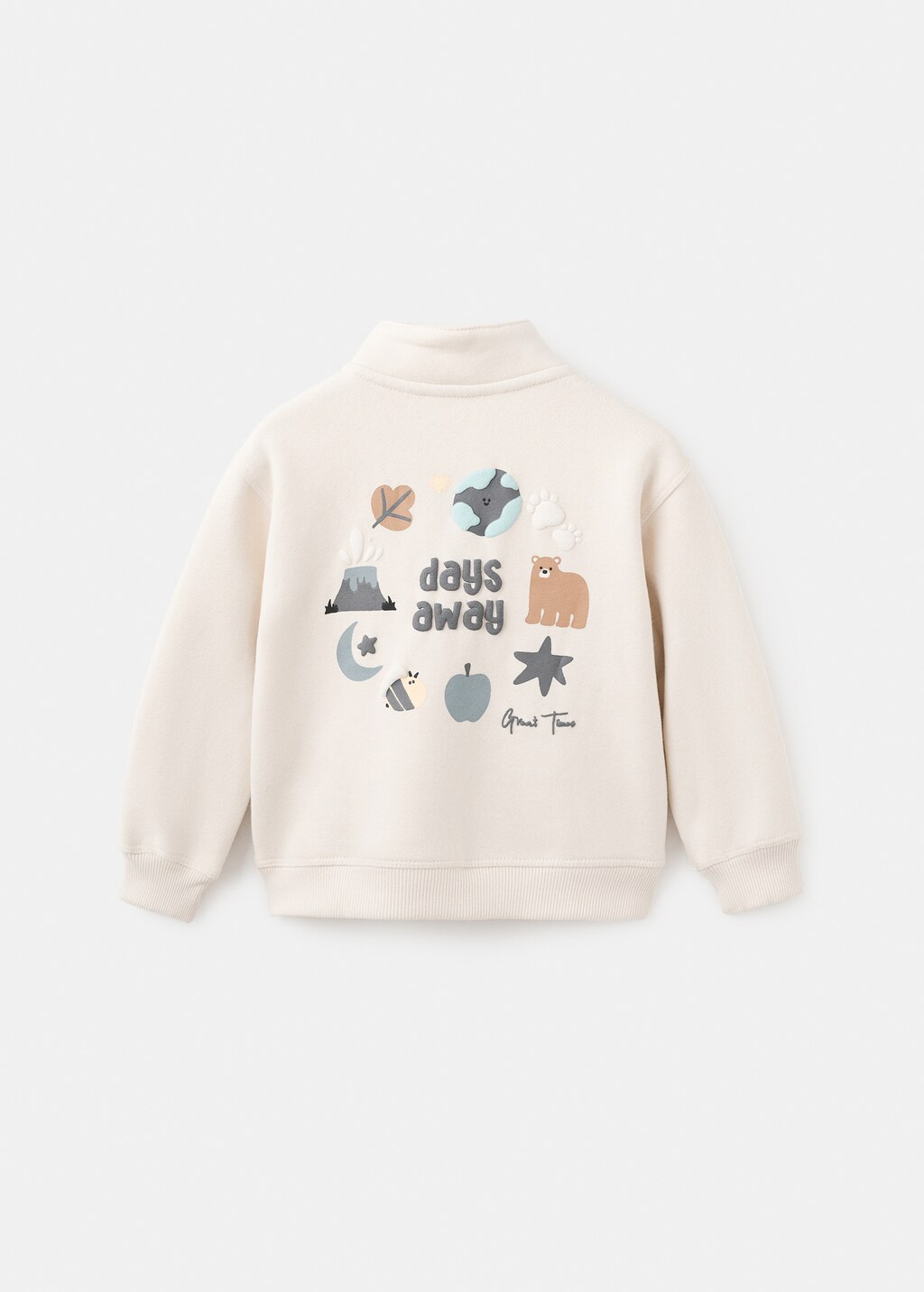 Bear print sweatshirt