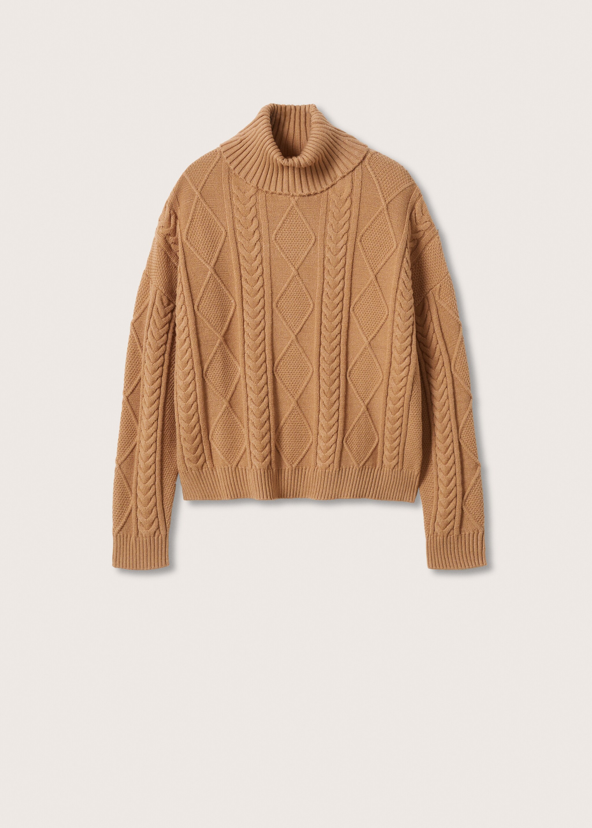 Herringbone knit sweater - Article without model