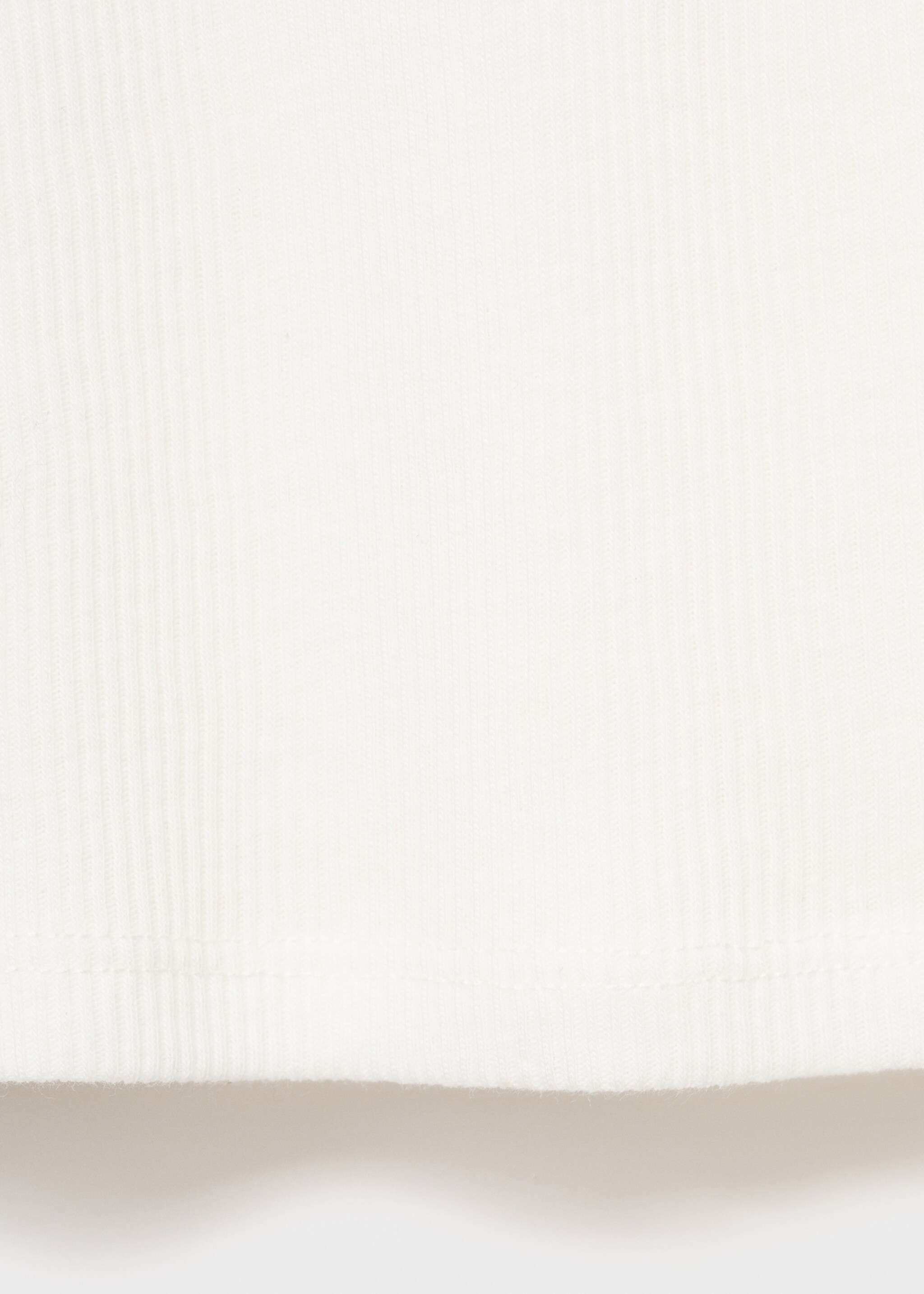 Camiseta doble capa - Detalle del artículo 0, Blanco roto. Ref: 17017778-00.
