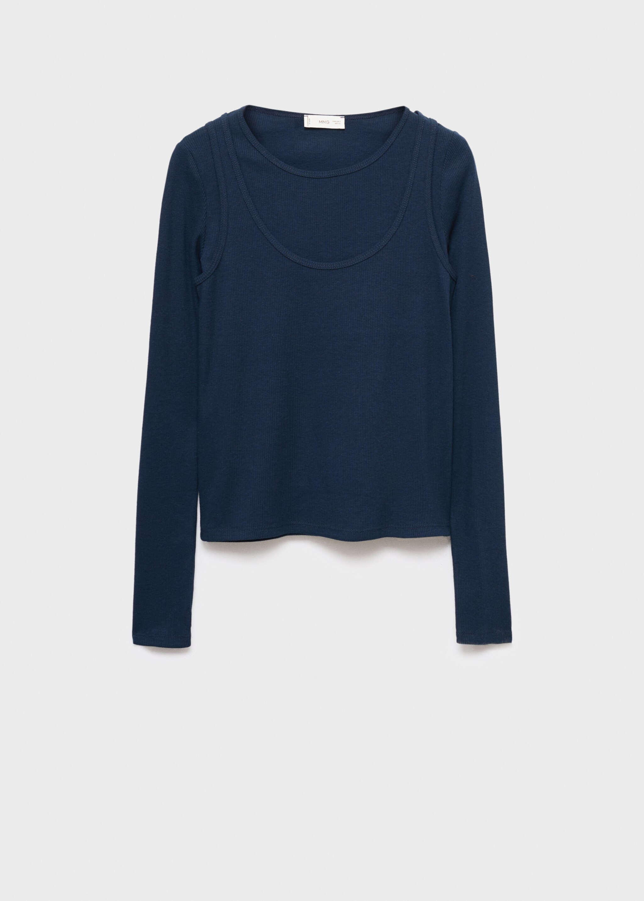 Camiseta doble capa - Artículo sin modelo, Azul marino. Ref: 17017778-00.