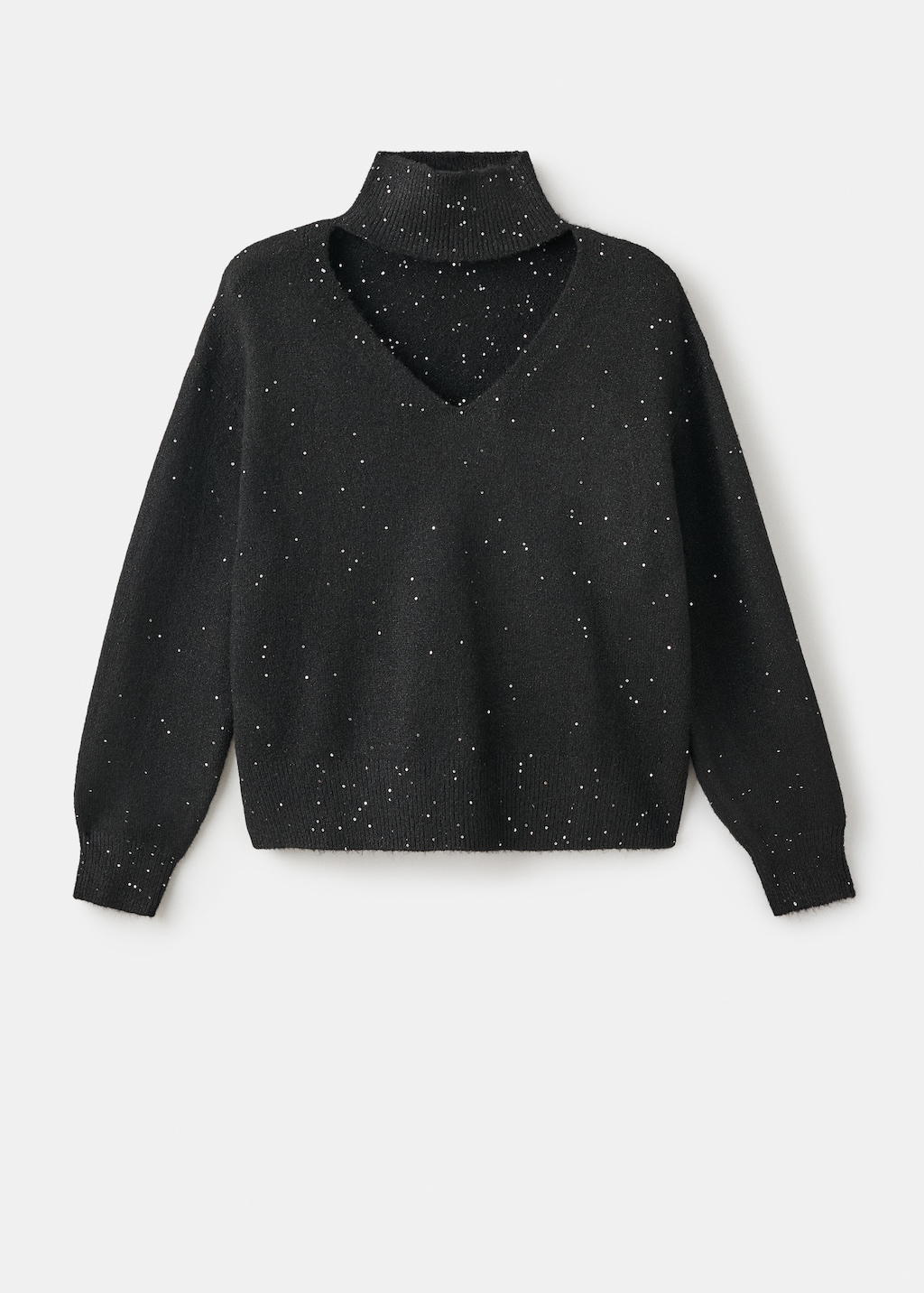 Knit paillette sweater