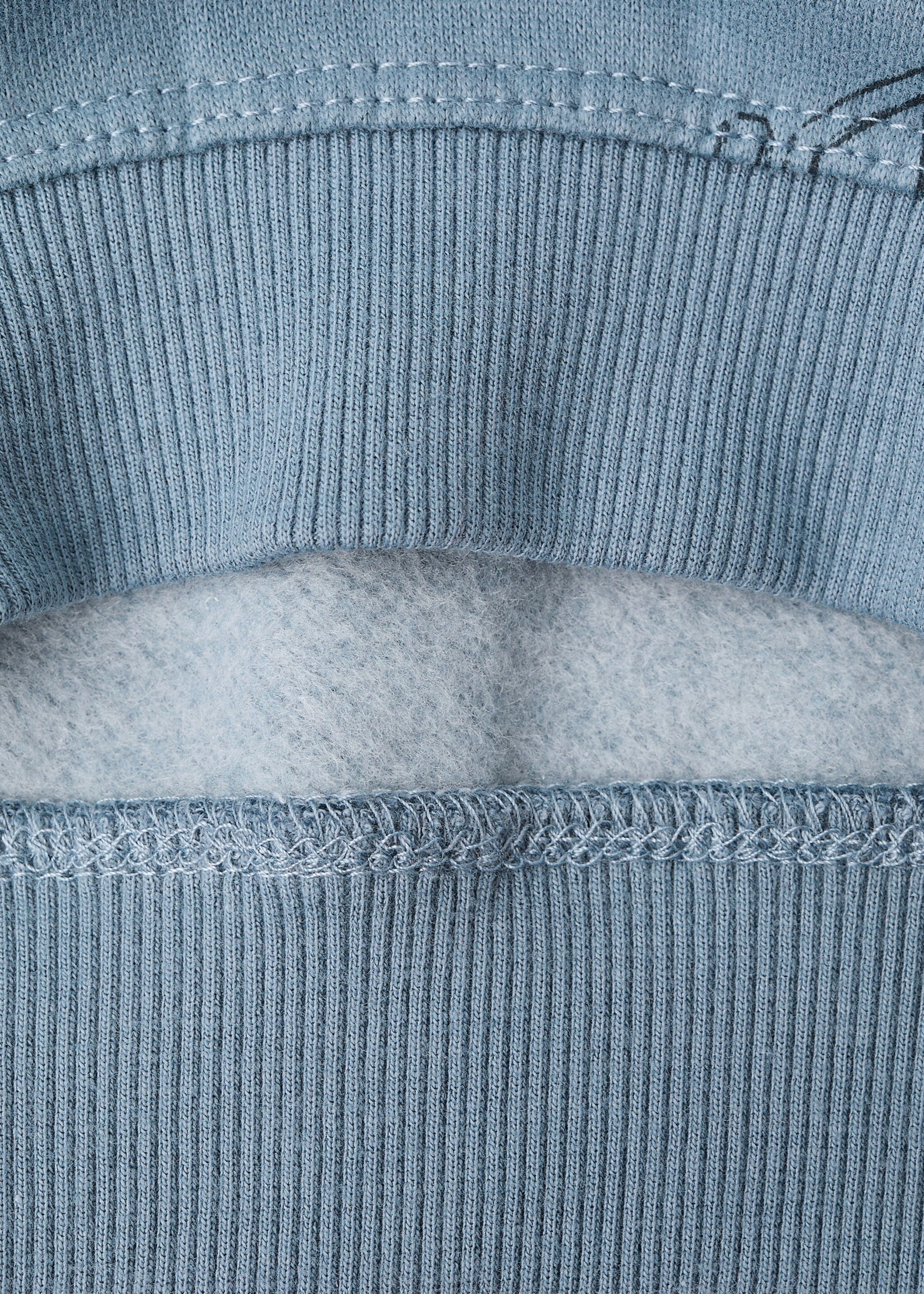 Printed cotton sweatshirt - Details of the article 0, Blue. Ref: 17017780-00.