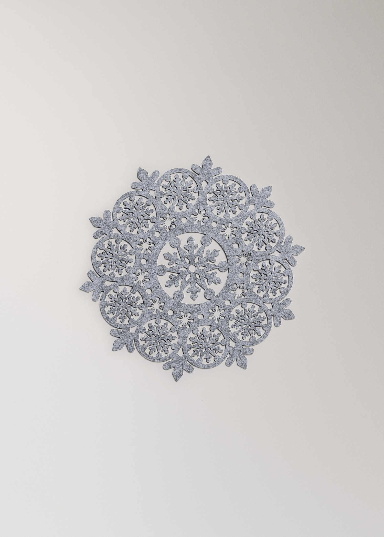 Felt snowflake placemat - Article without model