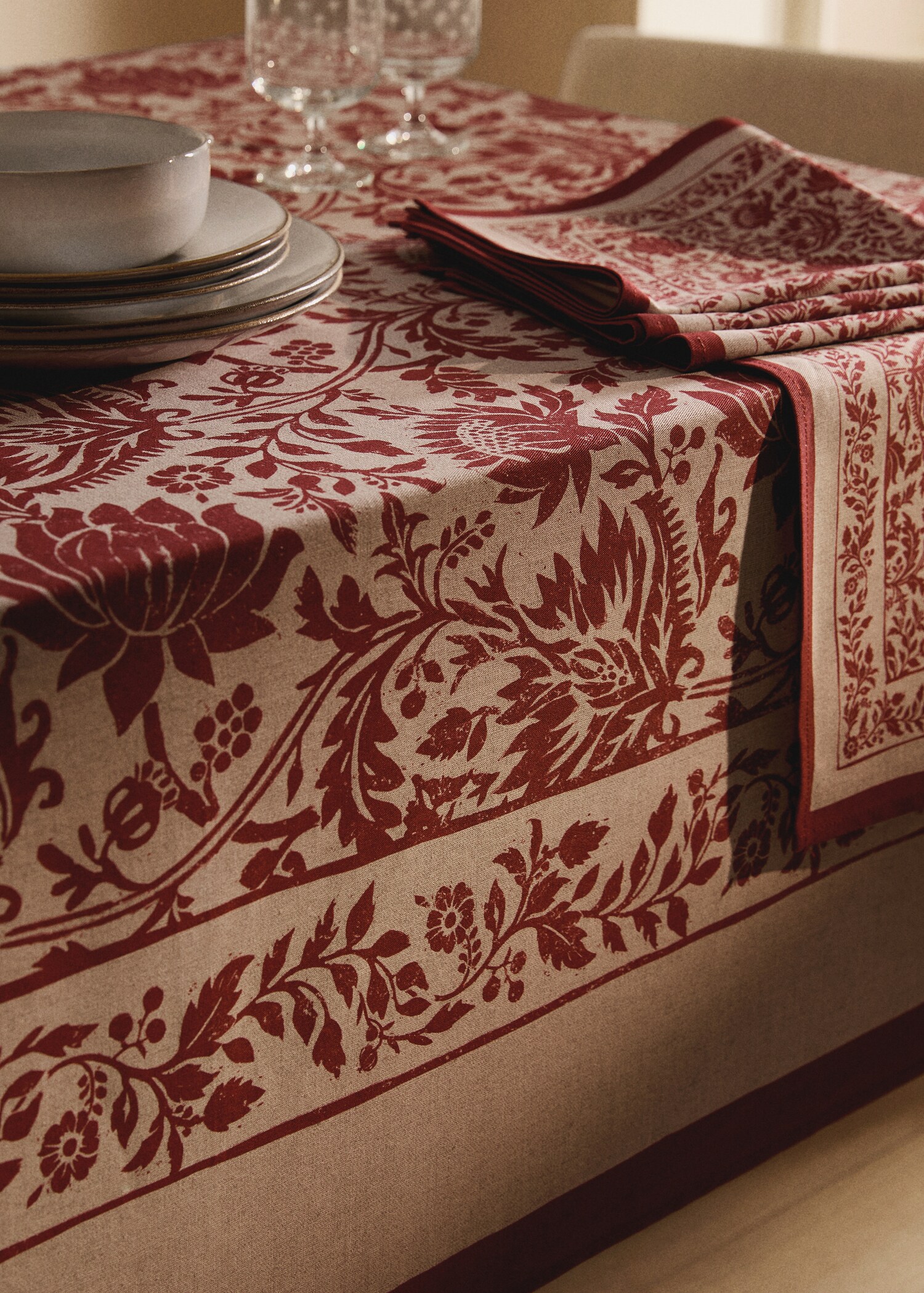 Tovaglia twill di cotone uni 2-4 persone - Dettaglio dell'articolo 7