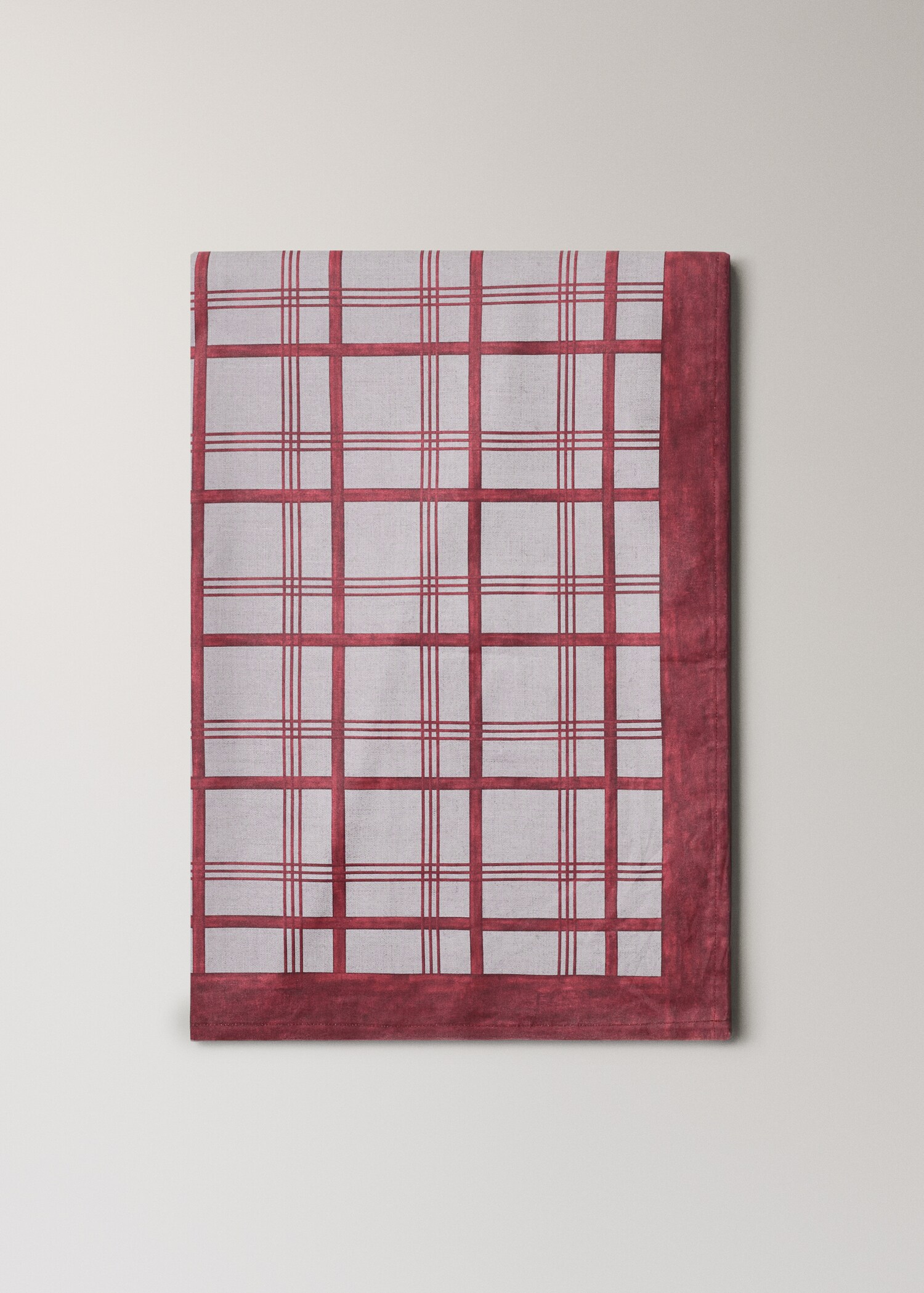 Față de masă rezinată cu dungi imprimate pentru 2 persoane - Articol fără model