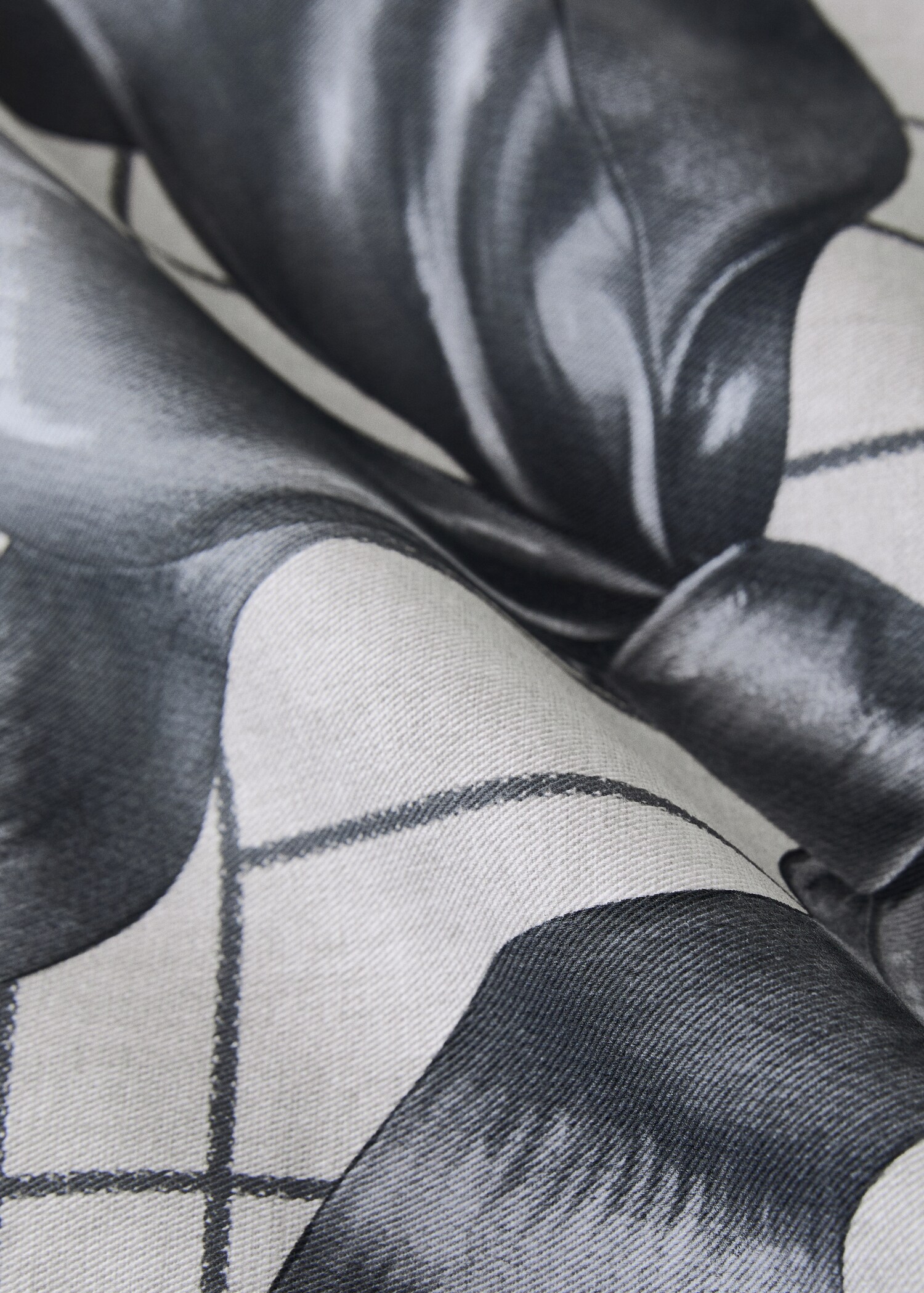 Față de masă din bumbac cu imprimeu fundă pentru 6 până la 8 persoane - Detaliu al articolului 2