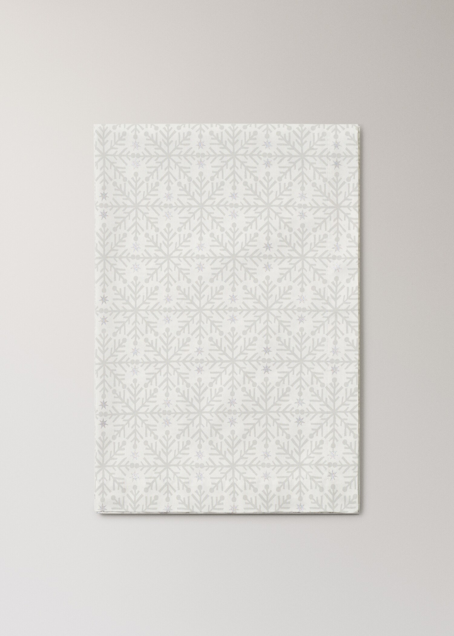 Față de masă imprimată cu motive de Crăciun, model fulgi de zăpadă, pentru 6 până la 8 persoane - Detaliu al articolului 3