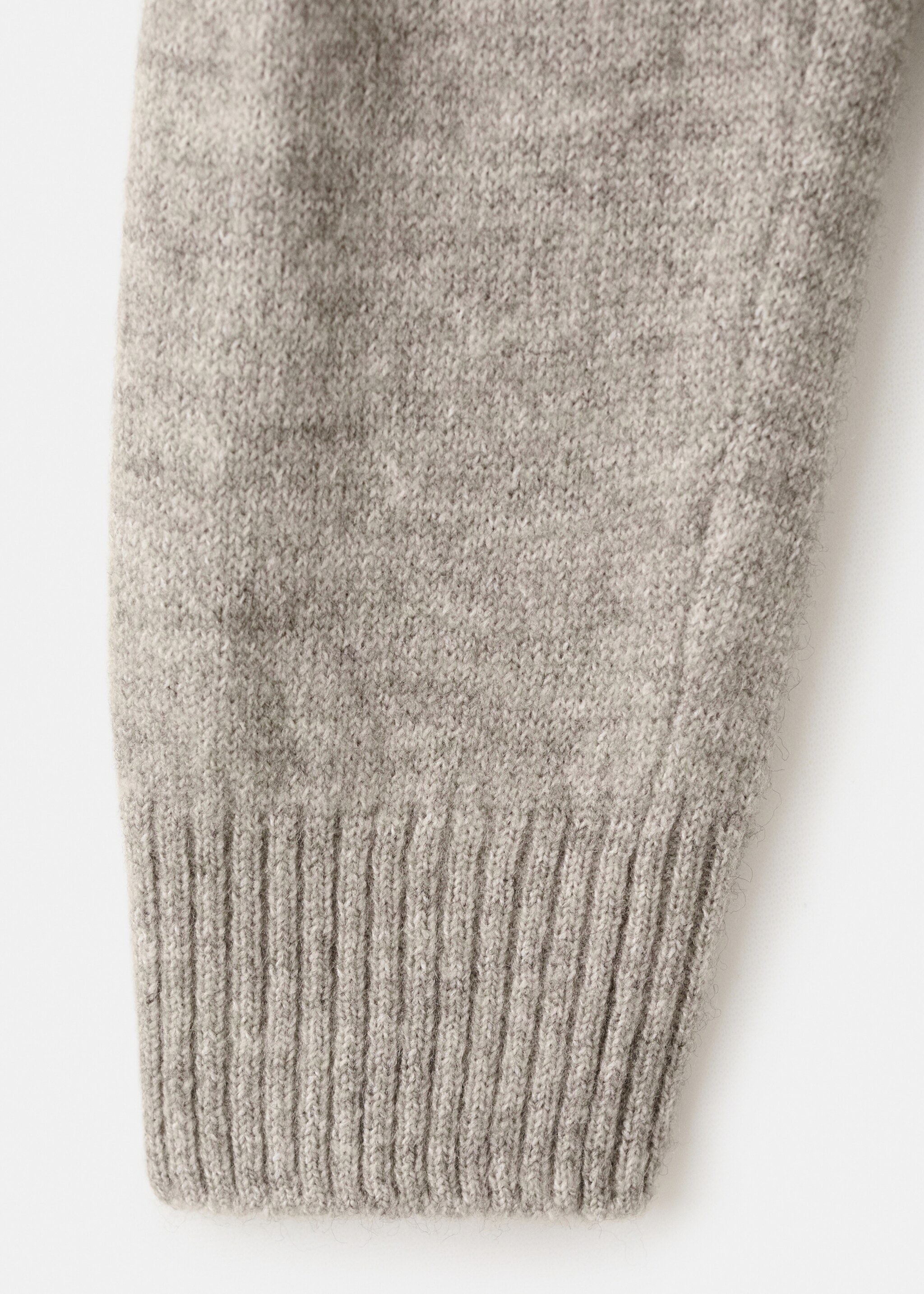 Knitted button cardigan - Details of the article 0, Light/Pastel Grey. Ref: 17017817-00.