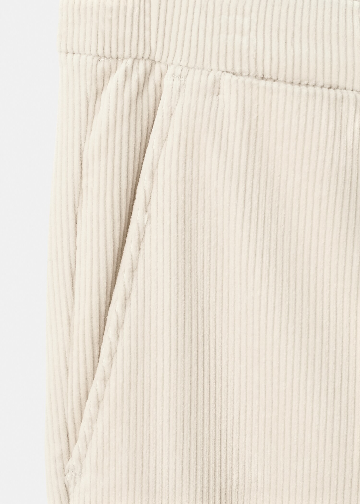 Corduroy slim-fit trousers - Details of the article 0