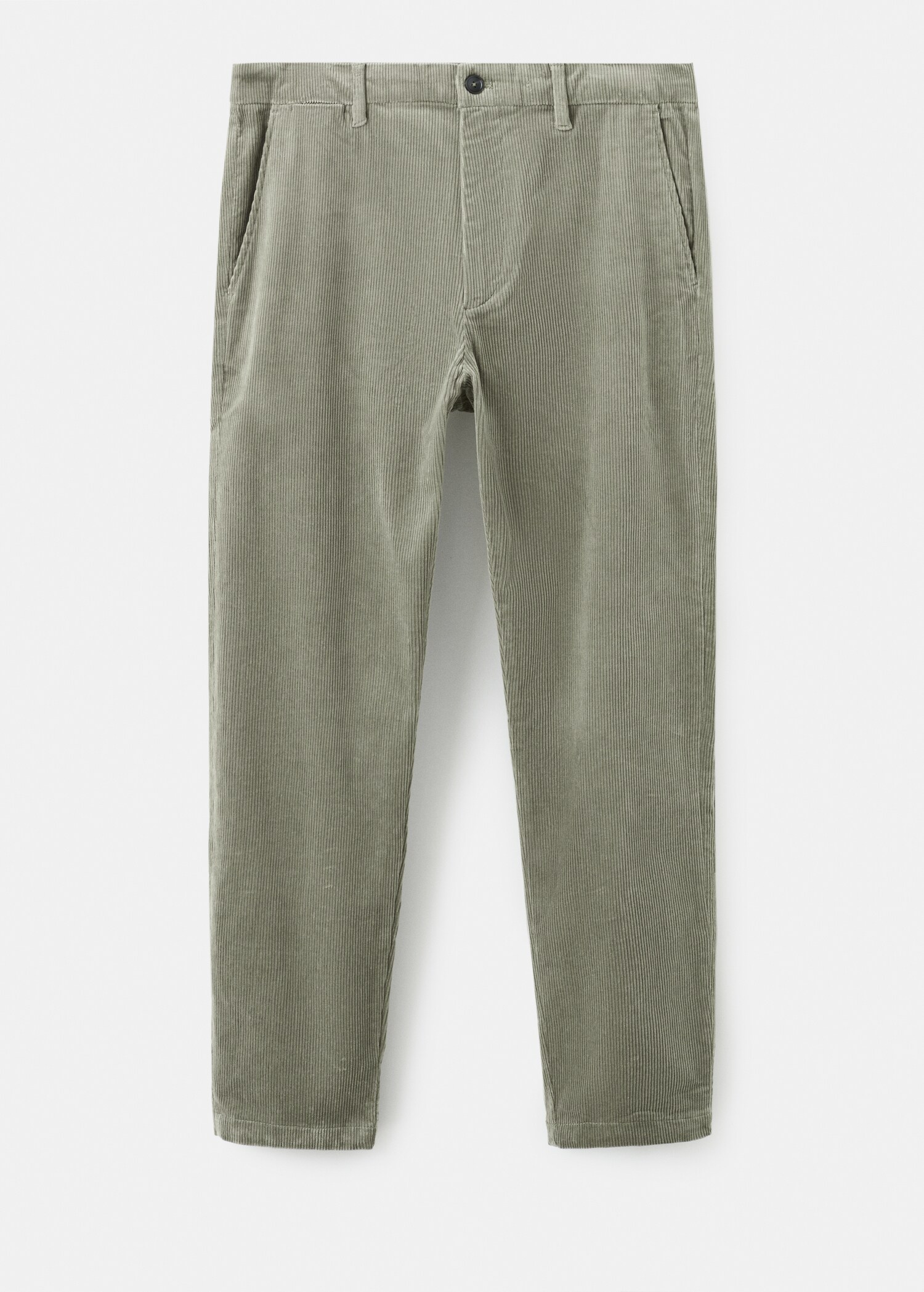Corduroy slim-fit trousers - Article without model