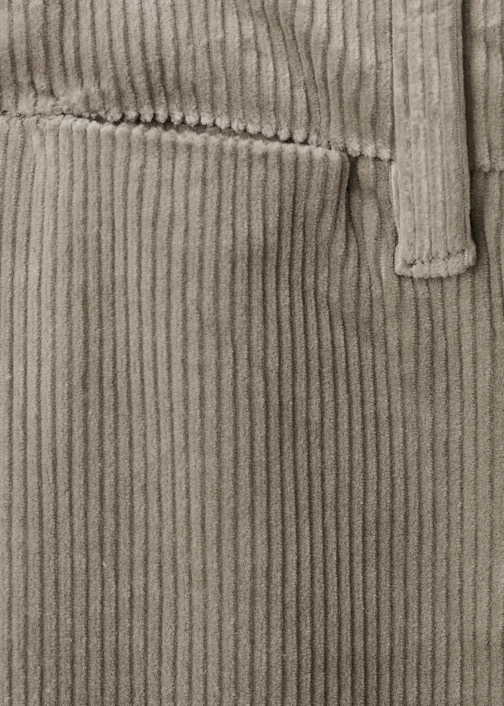 Corduroy slim-fit pants