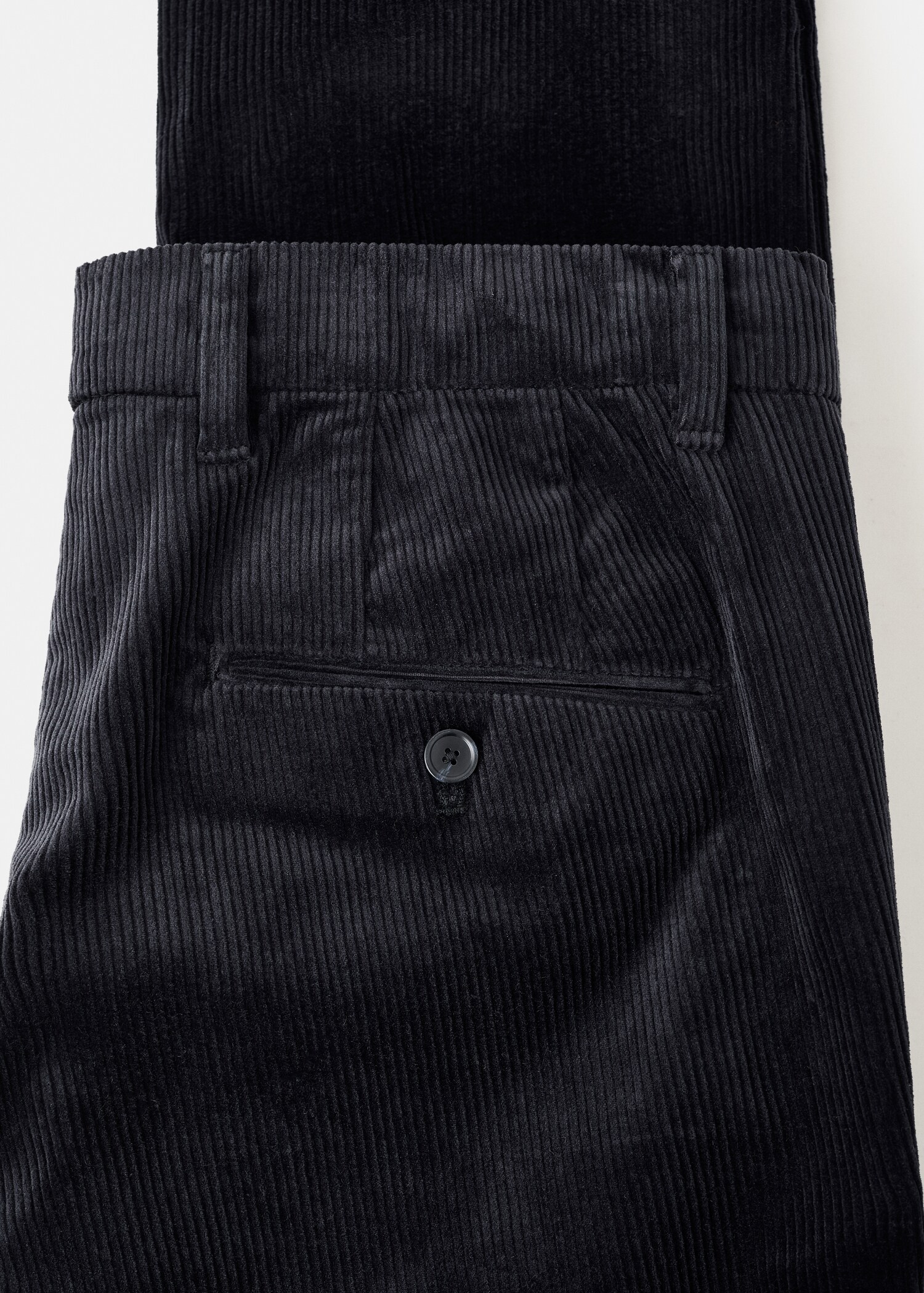 Corduroy slim-fit trousers - Details of the article 0