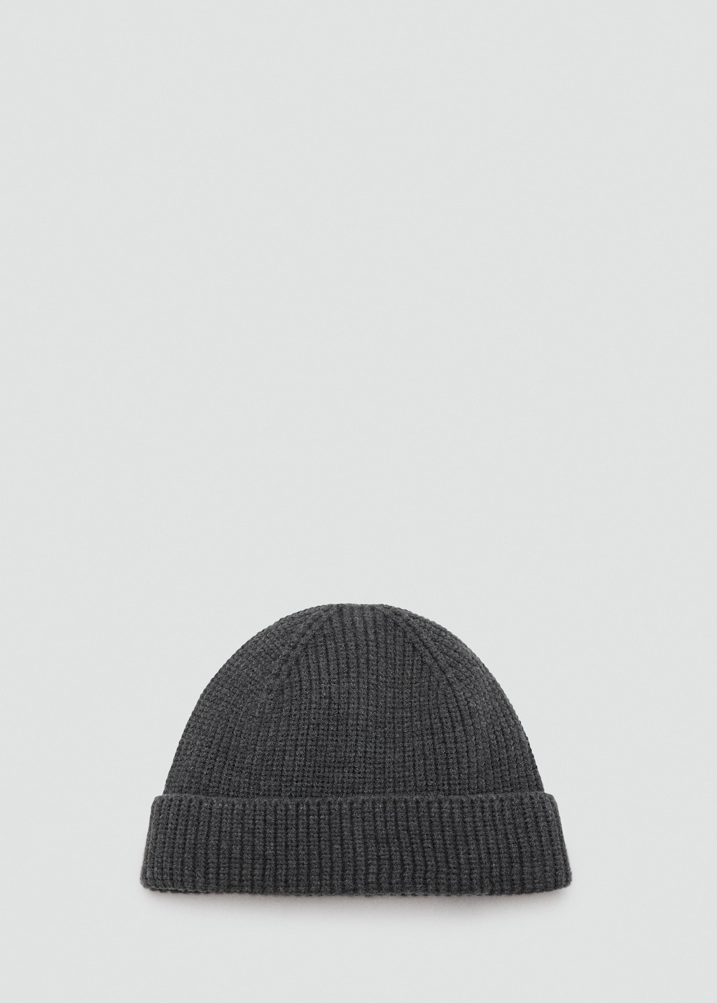 Rib-knit cap