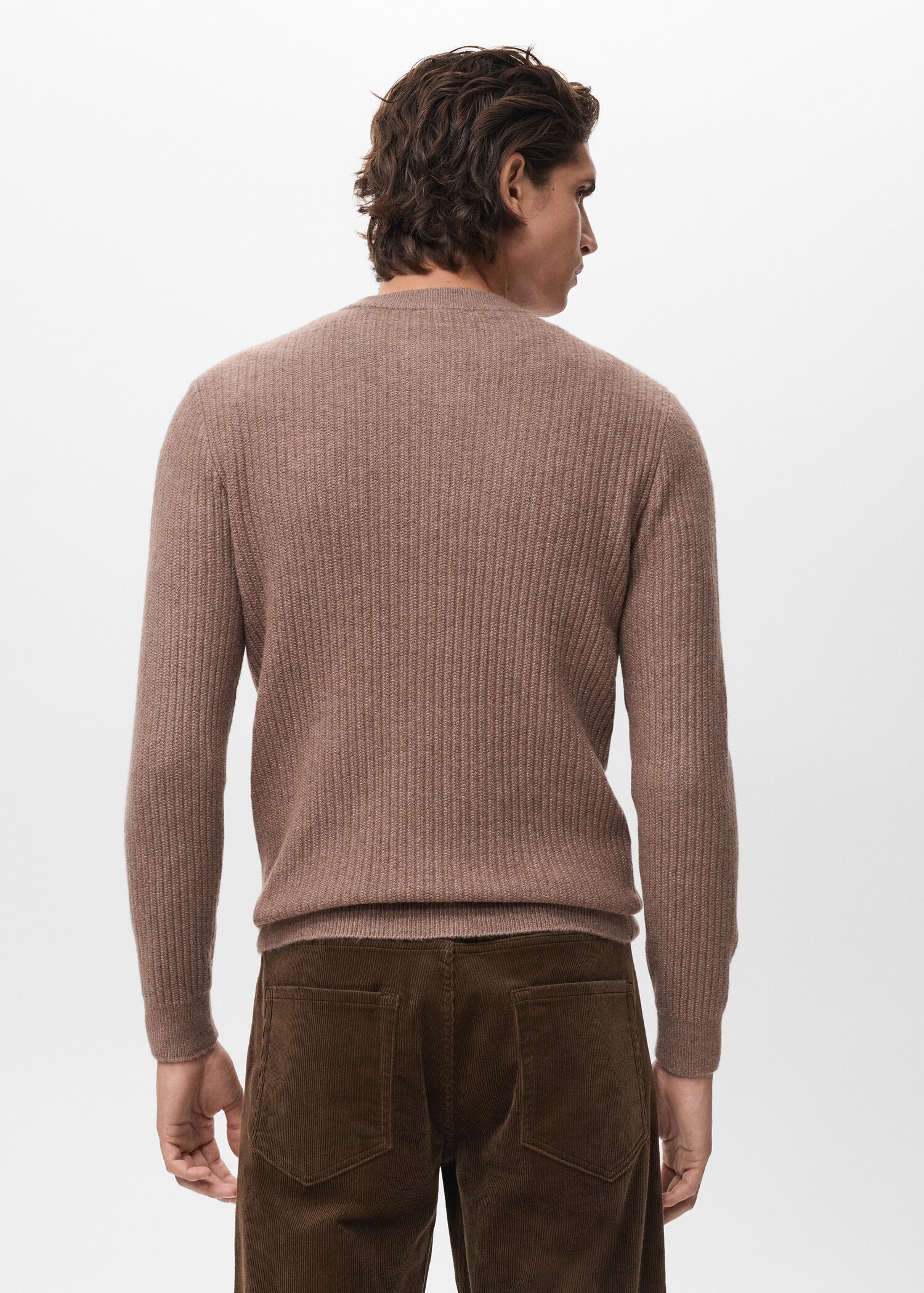 Jersey punto canalé - Reverso del artículo