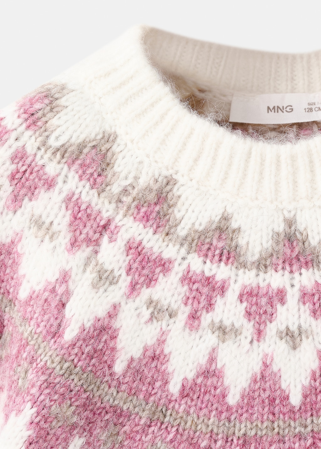 Jacquard knitted sweater