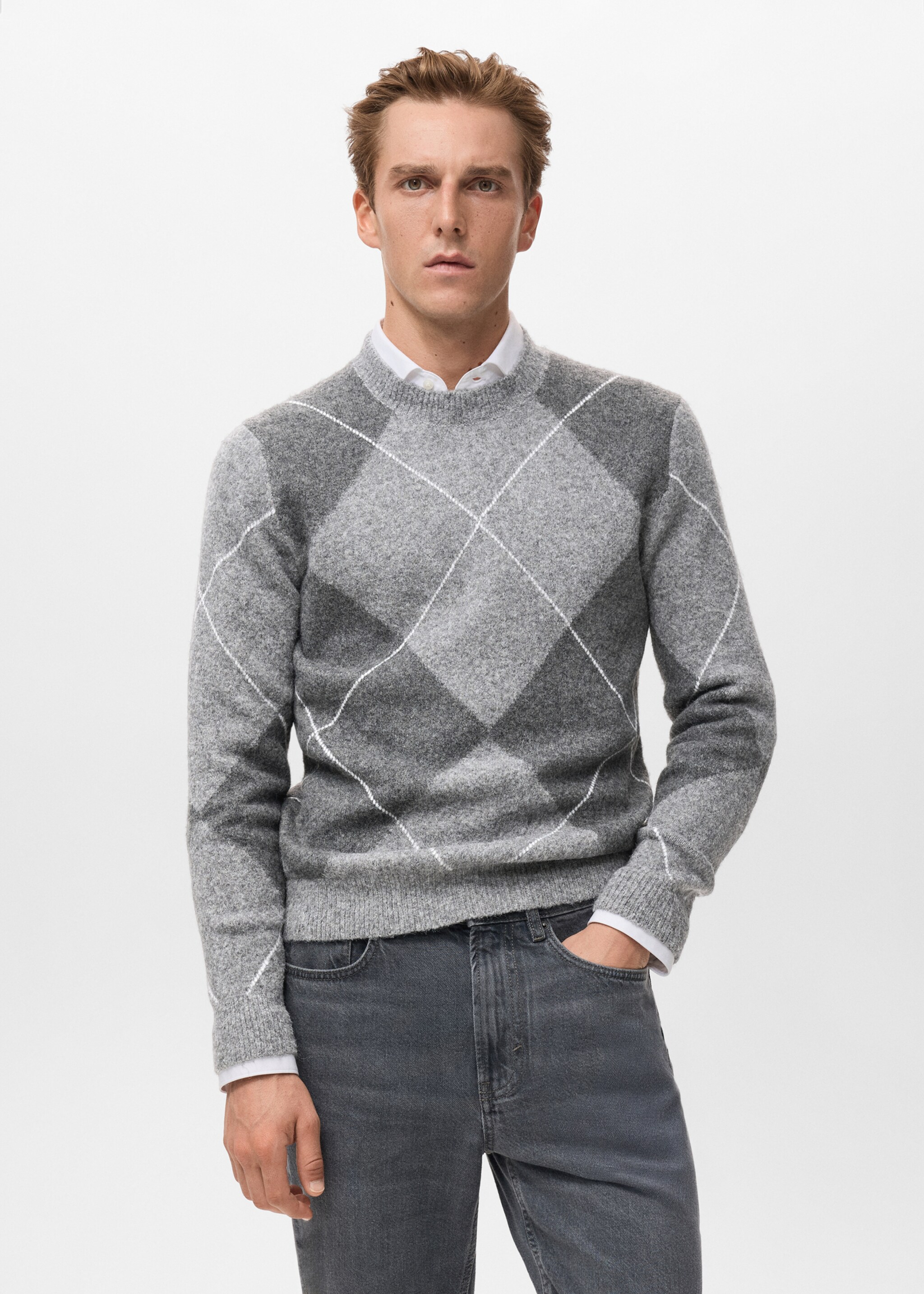 Sweater matera - Medium plane, Medium Heather Grey. Ref: 17017903-00.