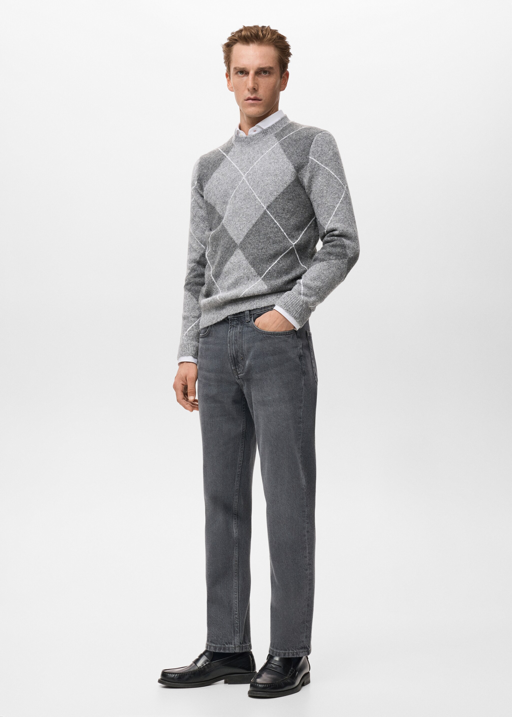 Sweater matera - Details of the article 2, Medium Heather Grey. Ref: 17017903-00.