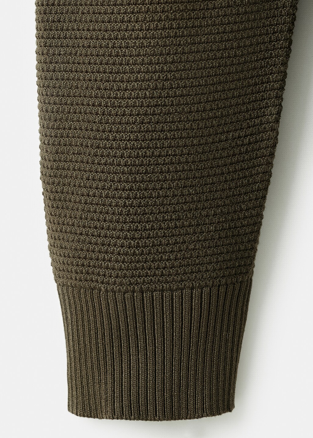 Structured perkins-neck sweater