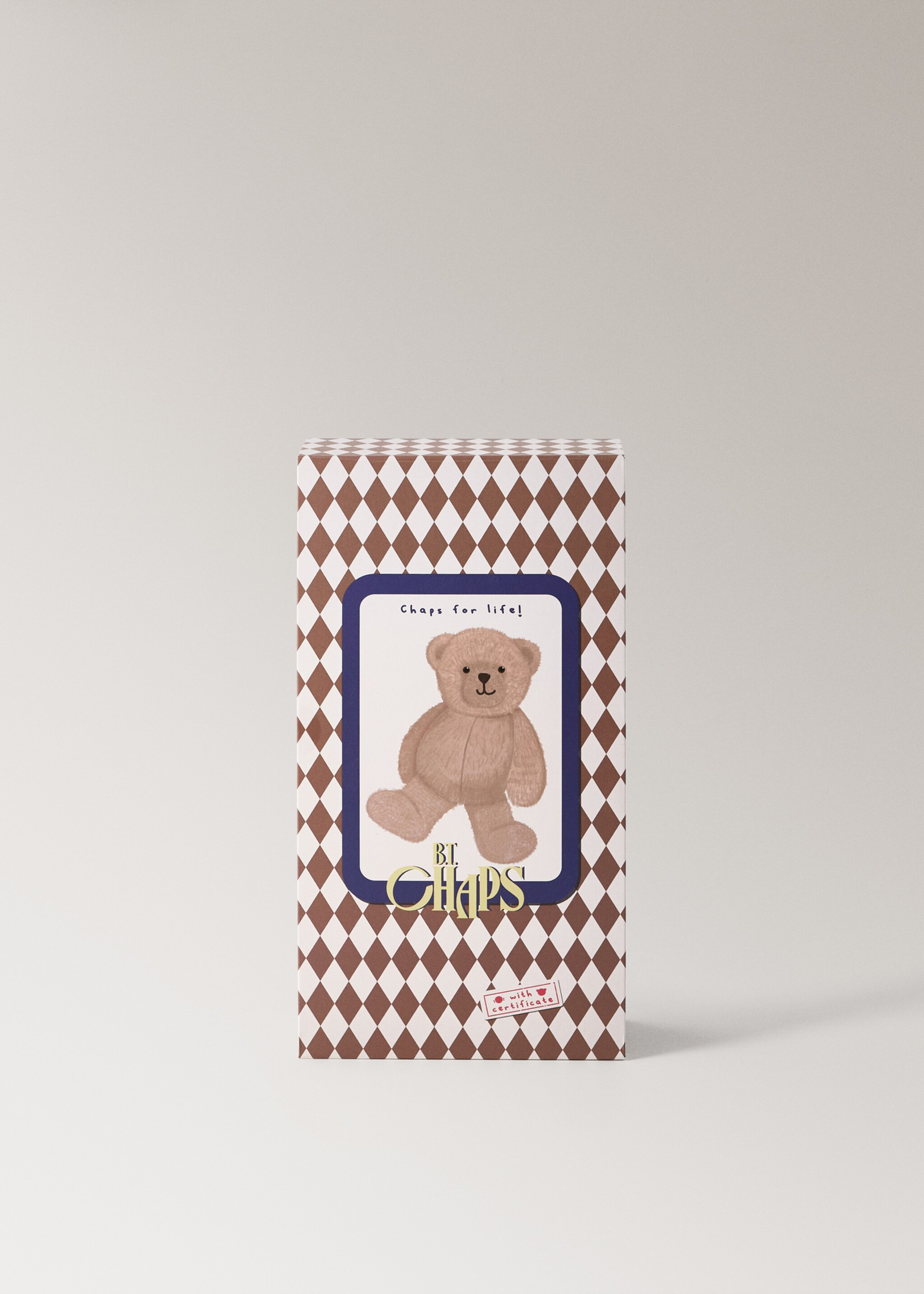 Plyšový medvídek Gus - Detail zboží 4, Béžová. Ref: 17017908-00.