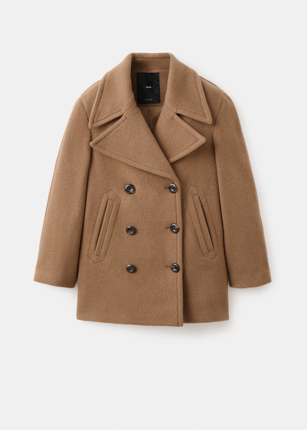 Manteco wool double-breasted coat - image 5