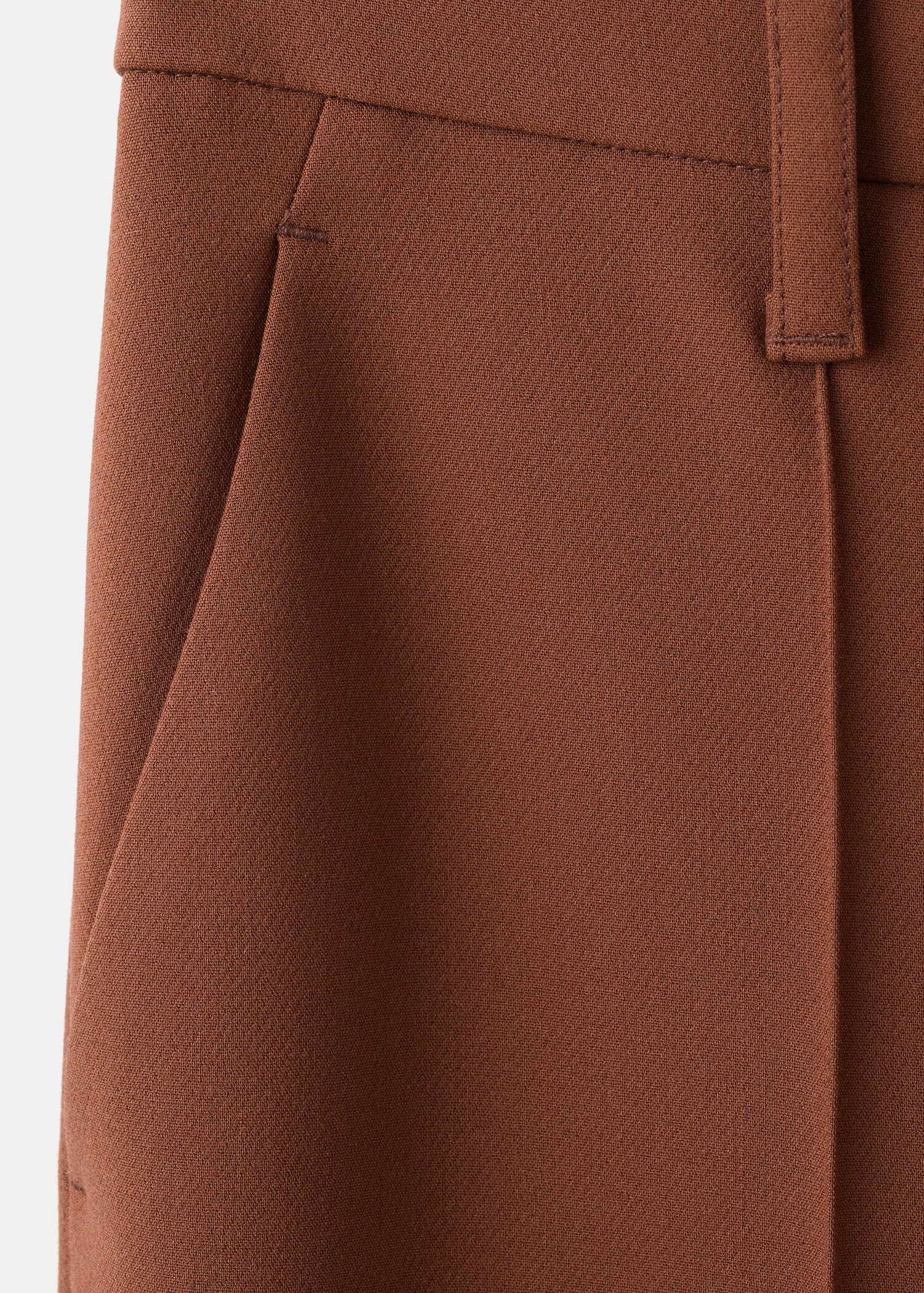 Seam-detail straight-fit trousers - Details of the article 0