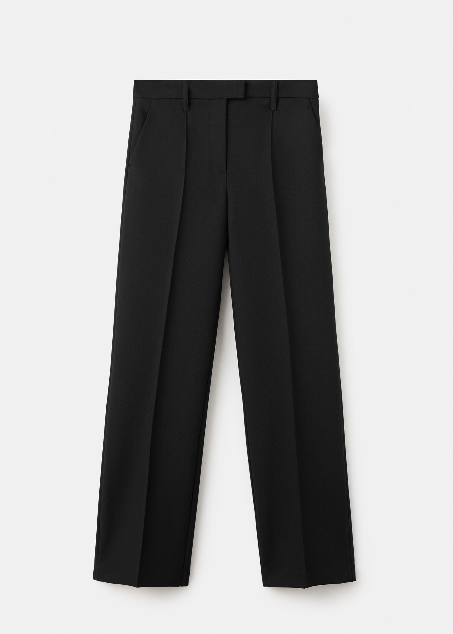 Seam-detail straight-fit trousers - Article without model