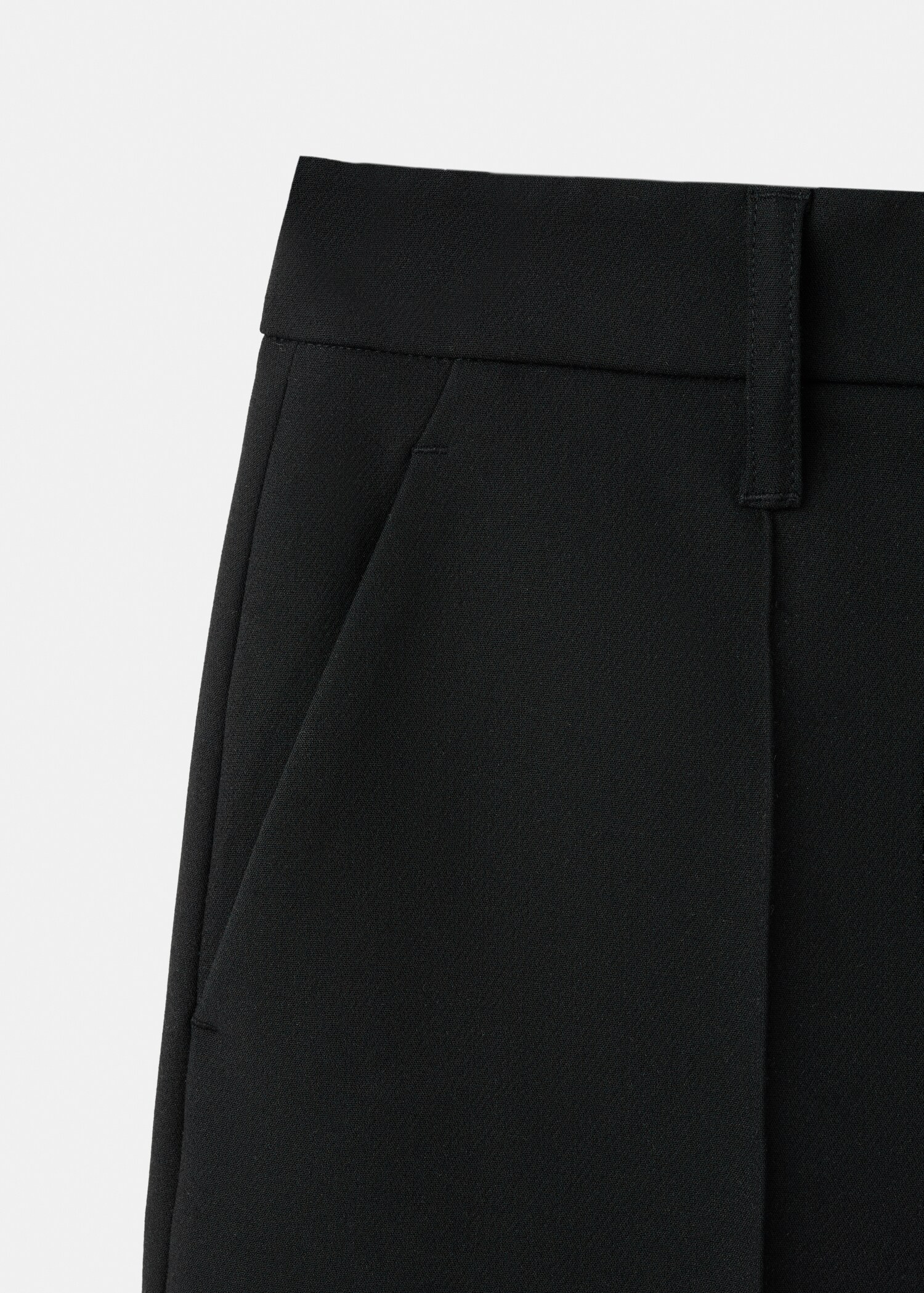 Seam-detail straight-fit trousers - Details of the article 0