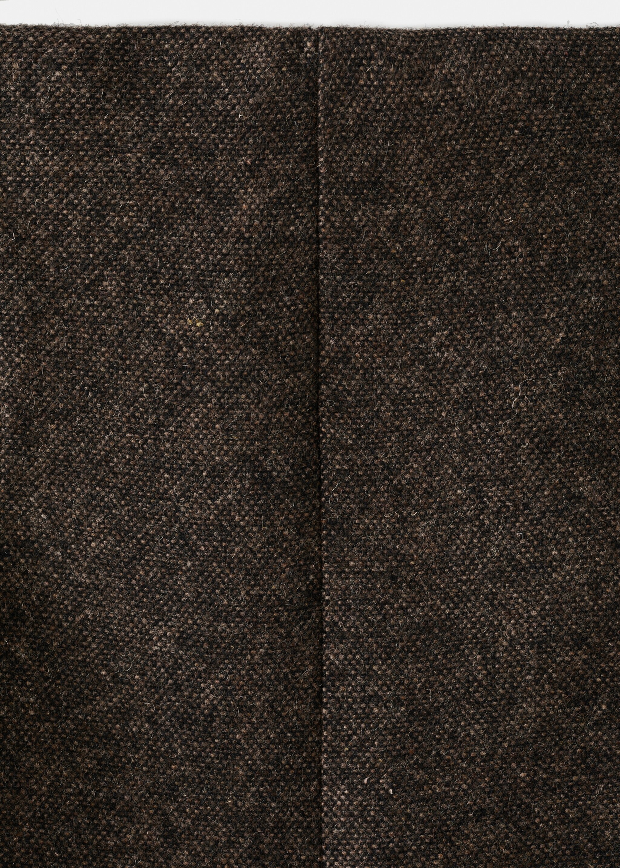 Speckled wool trousers - Details of the article 0, Brown. Ref: 17017914-00.