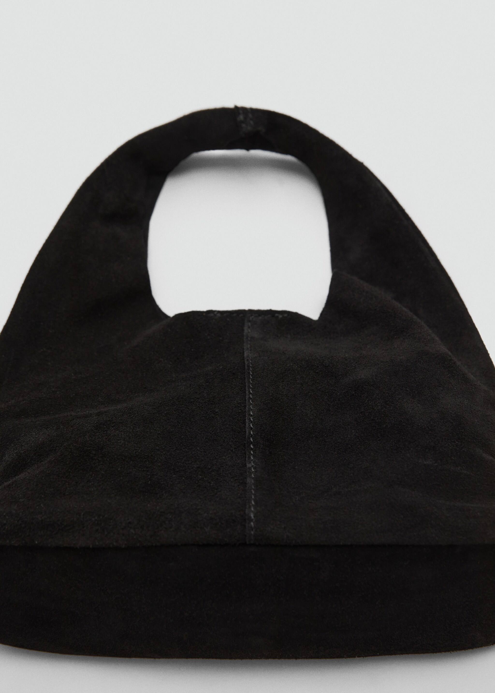 Mini split leather bag - Details of the article 2, Black. Ref: 17018272-00.