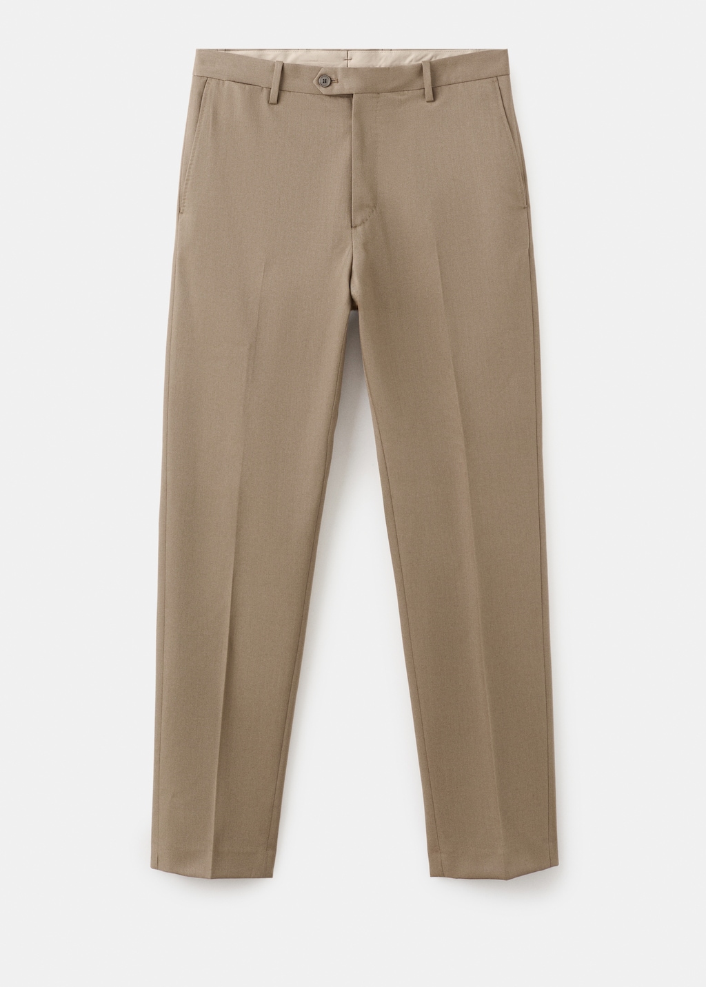 100% virgin wool pleated pants