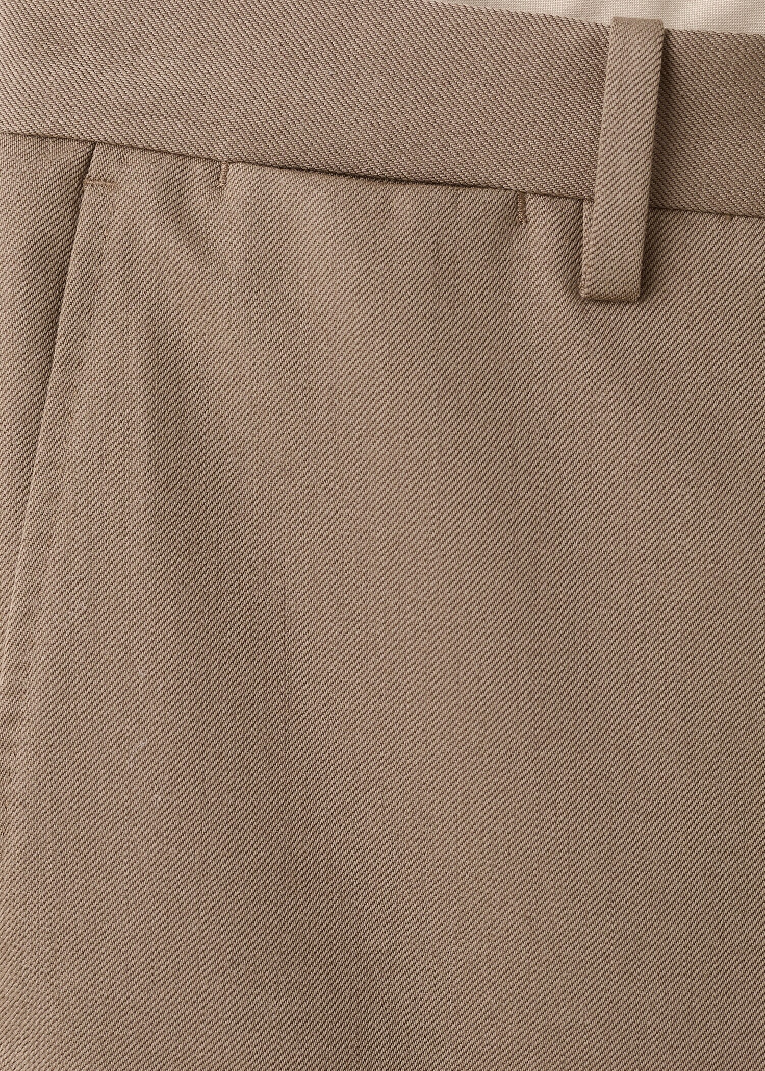 100% virgin wool pleated trousers - Details of the article 8