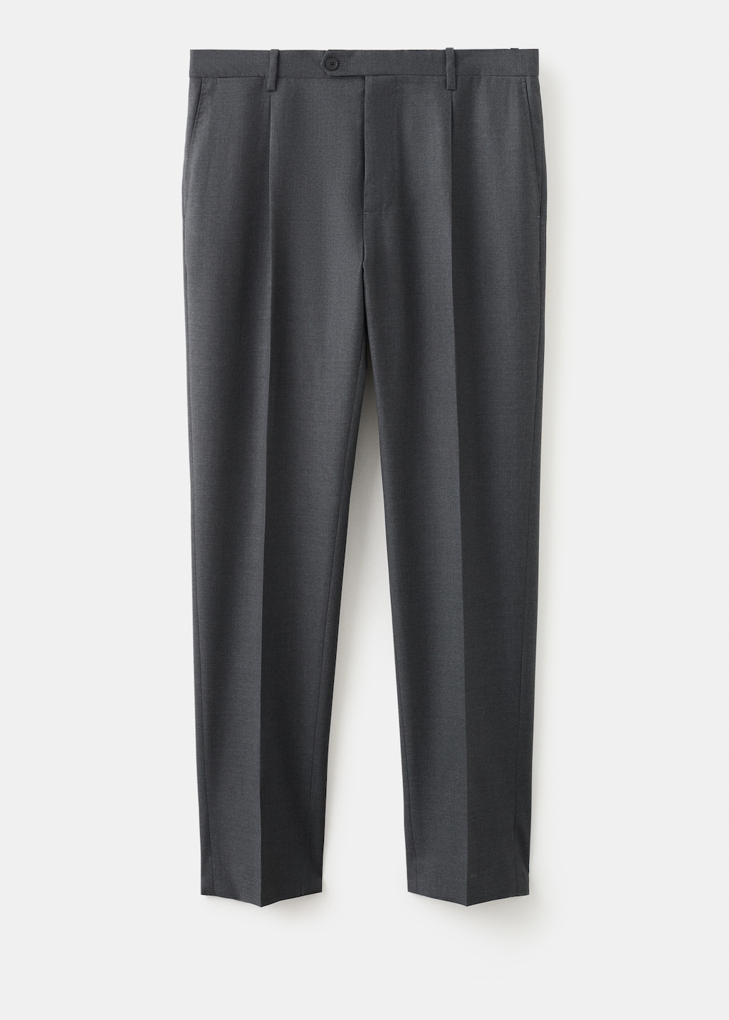 100% Italian virgin wool flannel suit pants