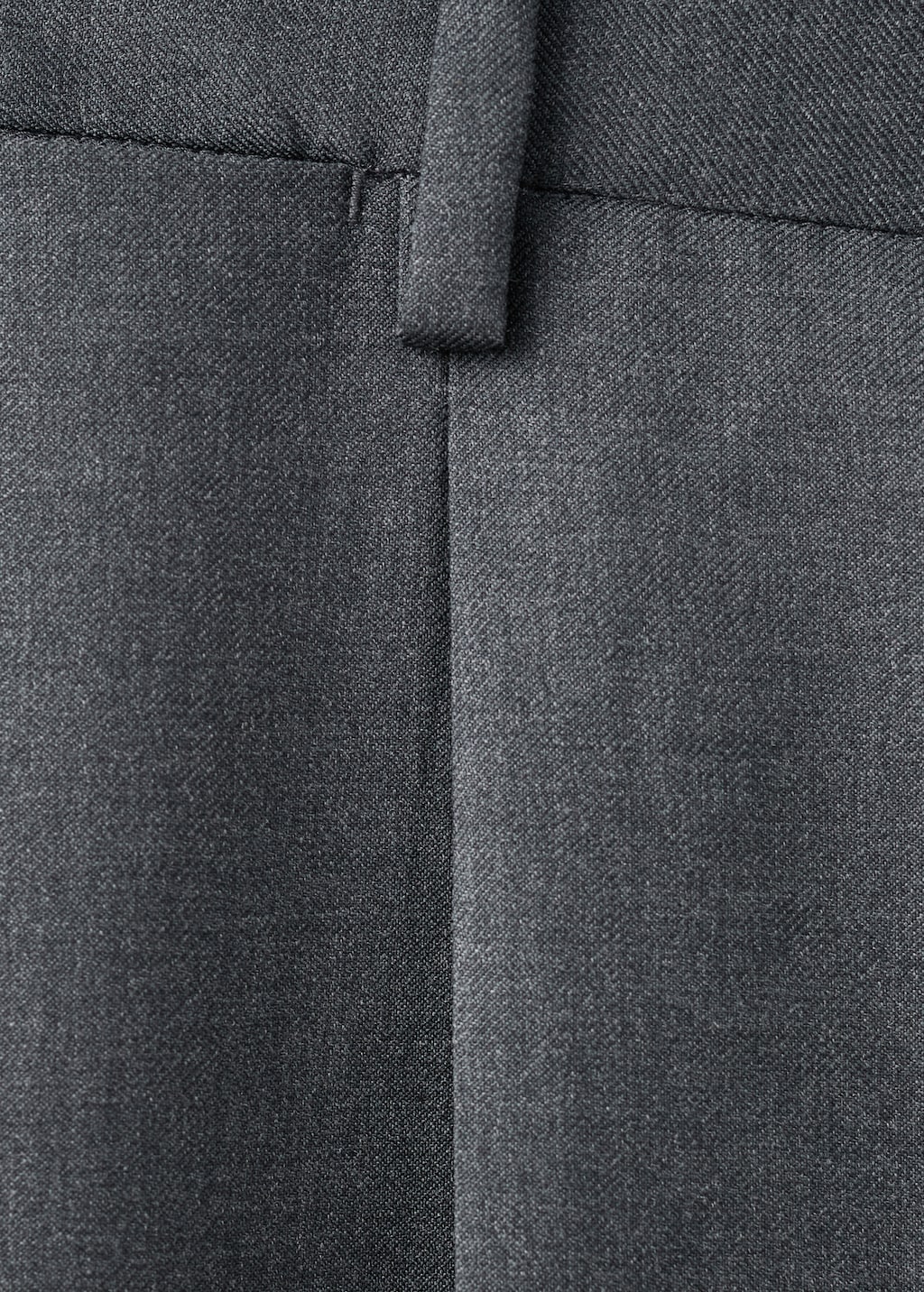 100% Italian virgin wool flannel suit pants