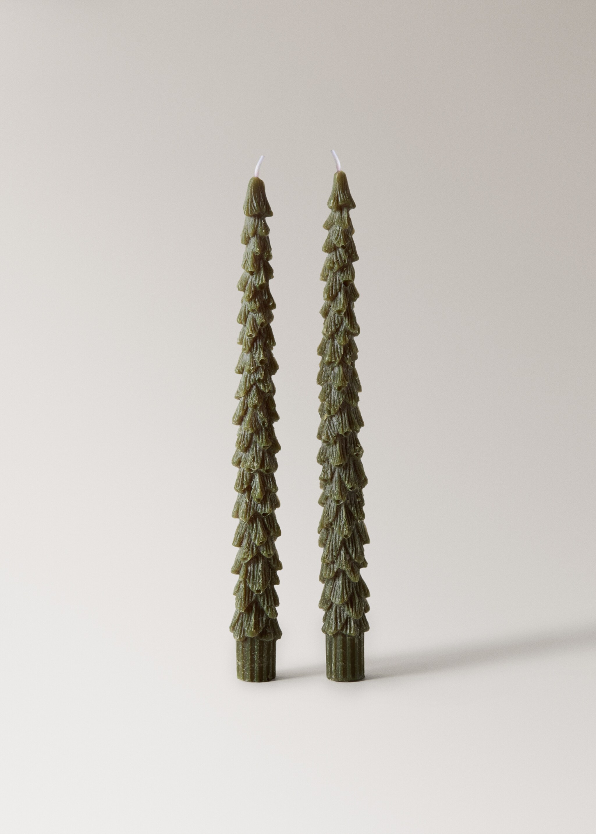 Decorative tree candles - Article without model, Green. Ref: 17018286-00.