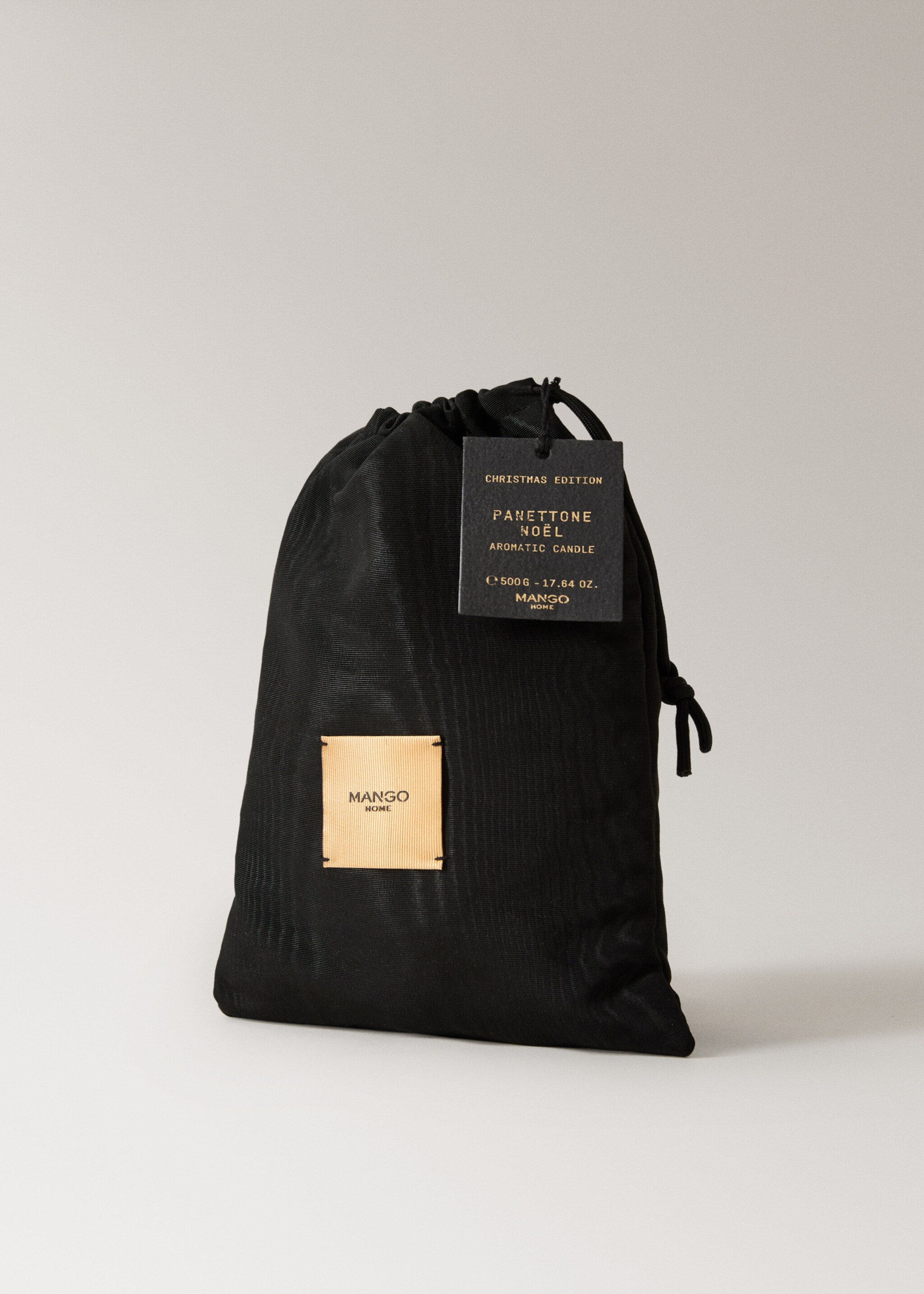 Panettone Noël scented candle - Details of the article 2, Gold. Ref: 17018297-00.